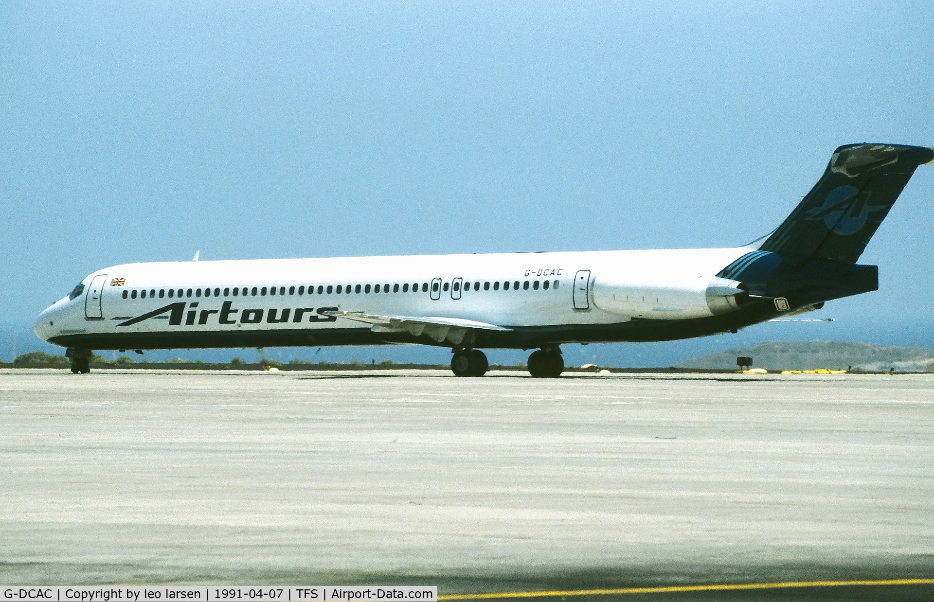 G-DCAC, 1990 McDonnell Douglas MD-83 (DC-9-83) C/N 49935, Tenerife 7.4.1991