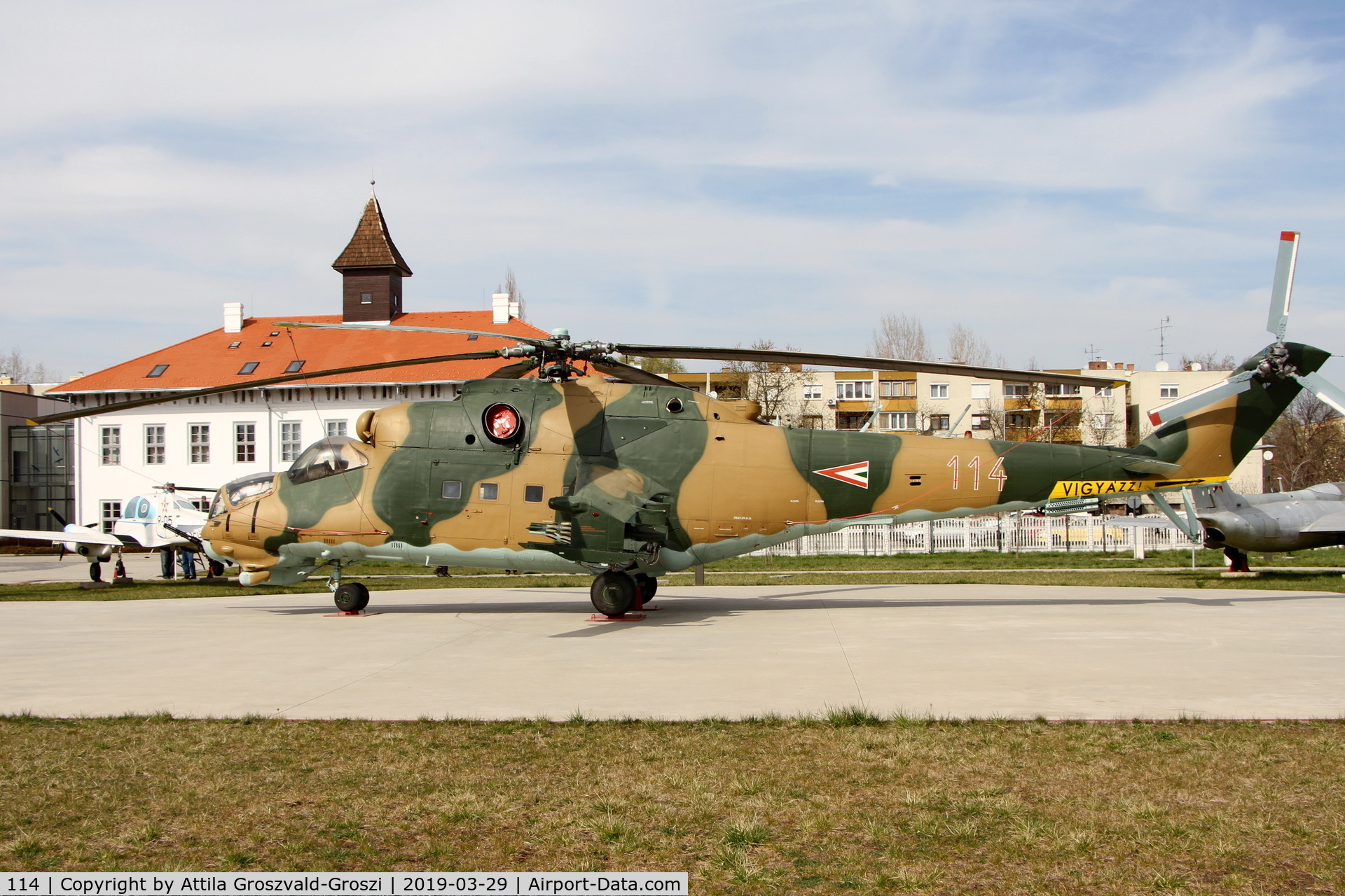 114, 1980 Mil Mi-24D Hind D C/N K20114, RepTár. Szolnok aviation history museum, Hungary