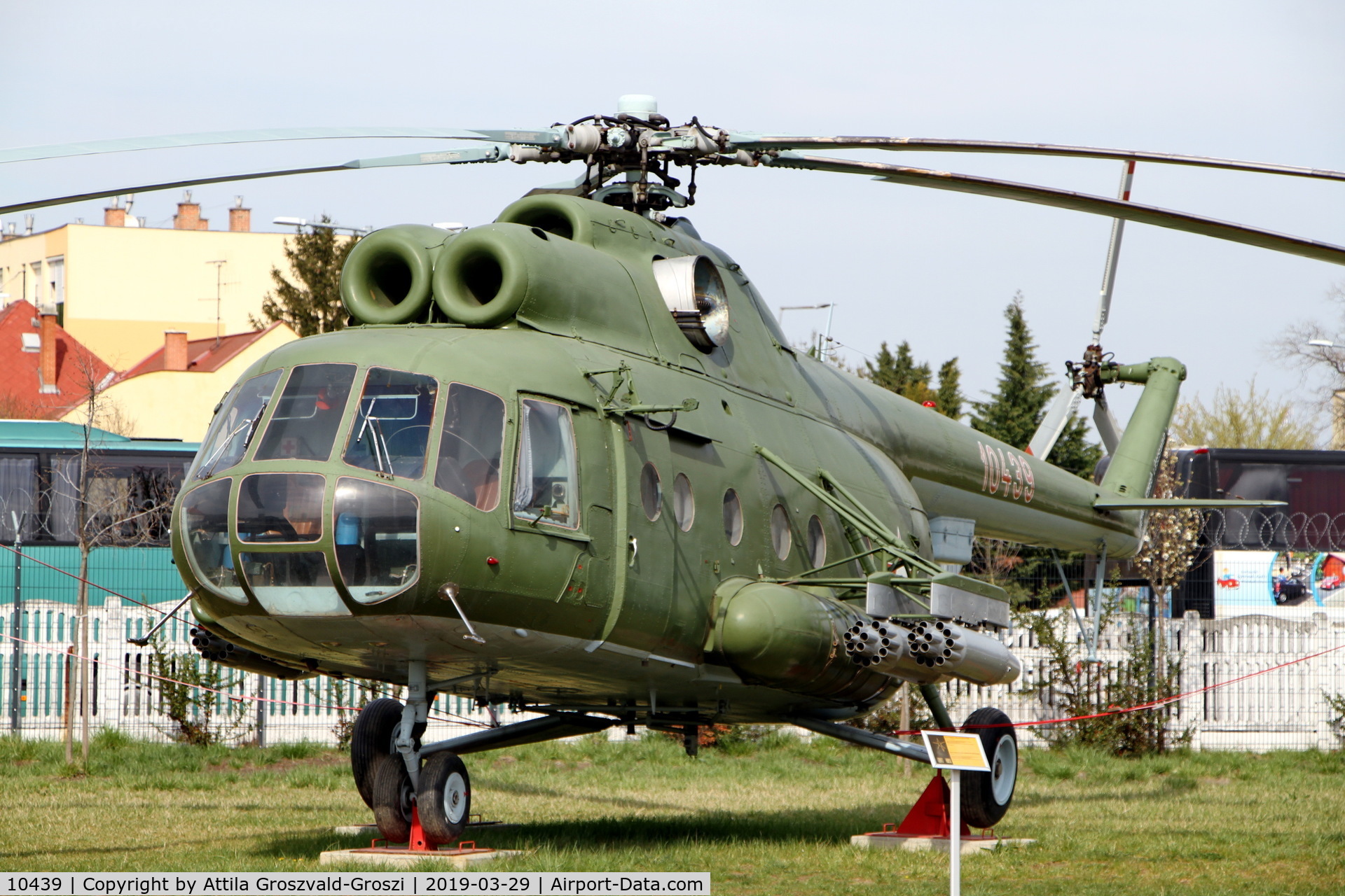 10439, 1973 Mil Mi-8T Hip C/N 10439, RepTár. Szolnok aviation history museum, Hungary