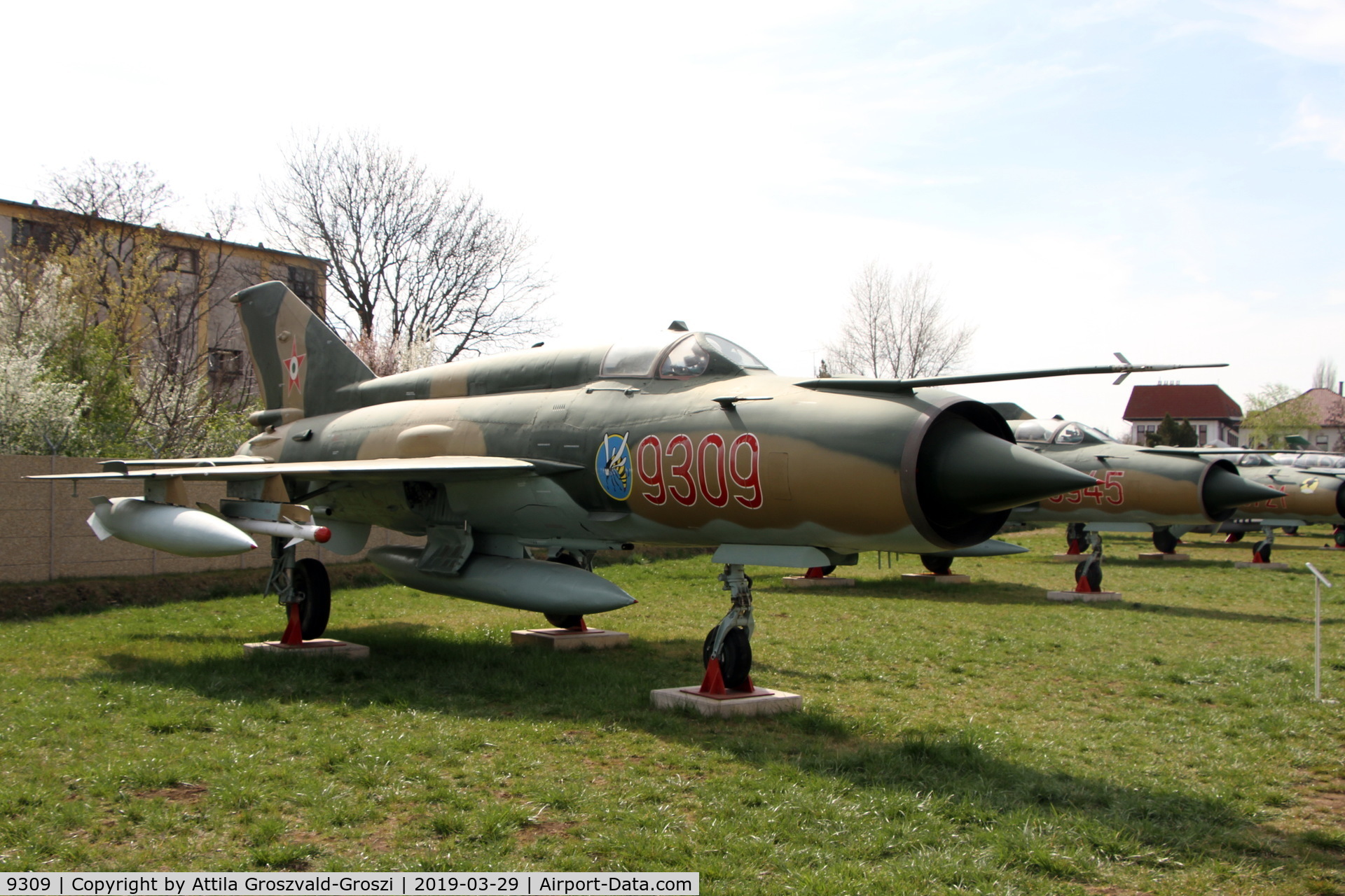 9309, 1974 Mikoyan-Gurevich MiG-21MF C/N 969309, RepTár. Szolnok aviation history museum, Hungary