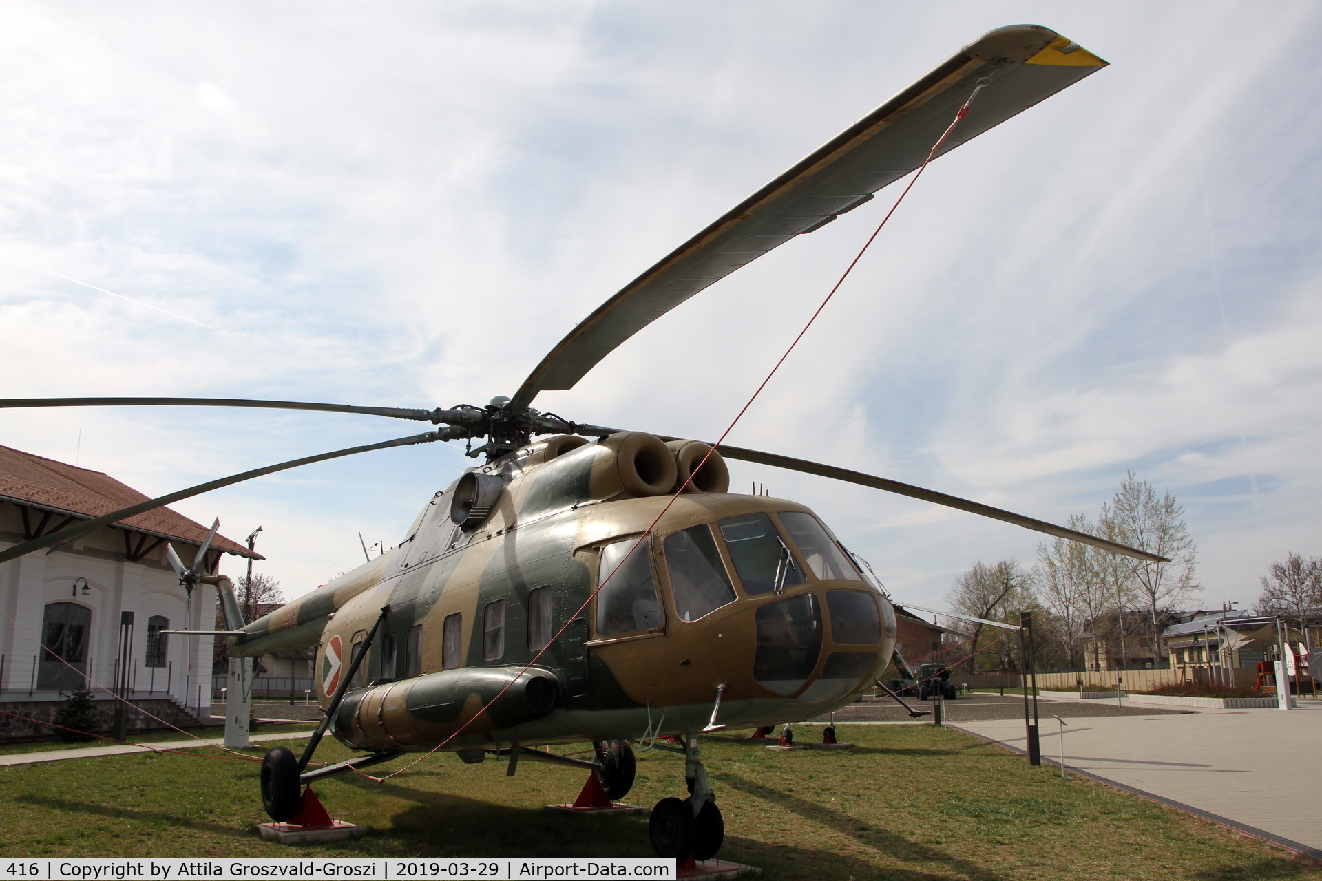 416, 1969 Mil Mi-8S Hip C/N 10416, RepTár. Szolnok aviation history museum, Hungary