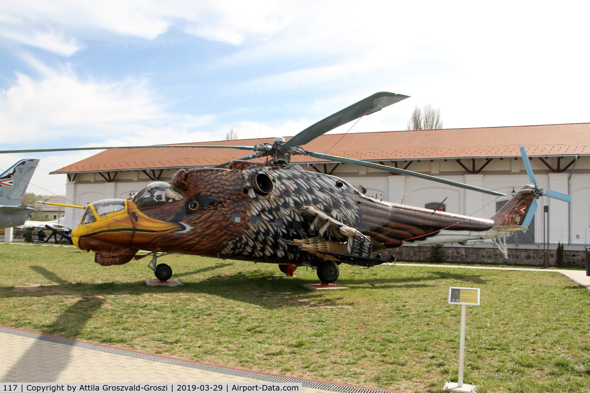 117, 1980 Mil Mi-24D Hind D C/N K20117, RepTár. Szolnok aviation history museum, Hungary