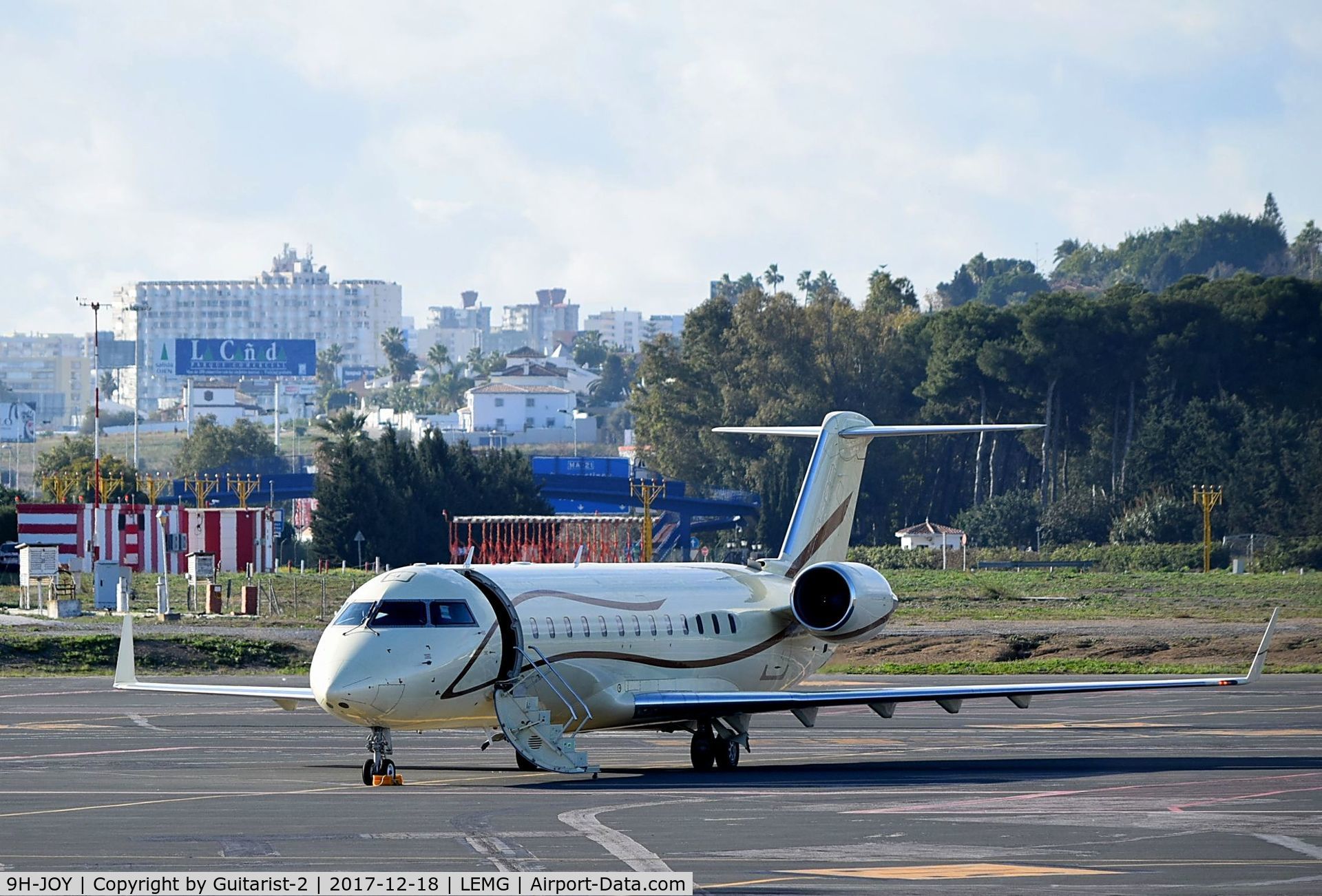 9H-JOY, 2002 Bombardier CRJ-200ER (CL-600-2B19) C/N 7644, At Malaga