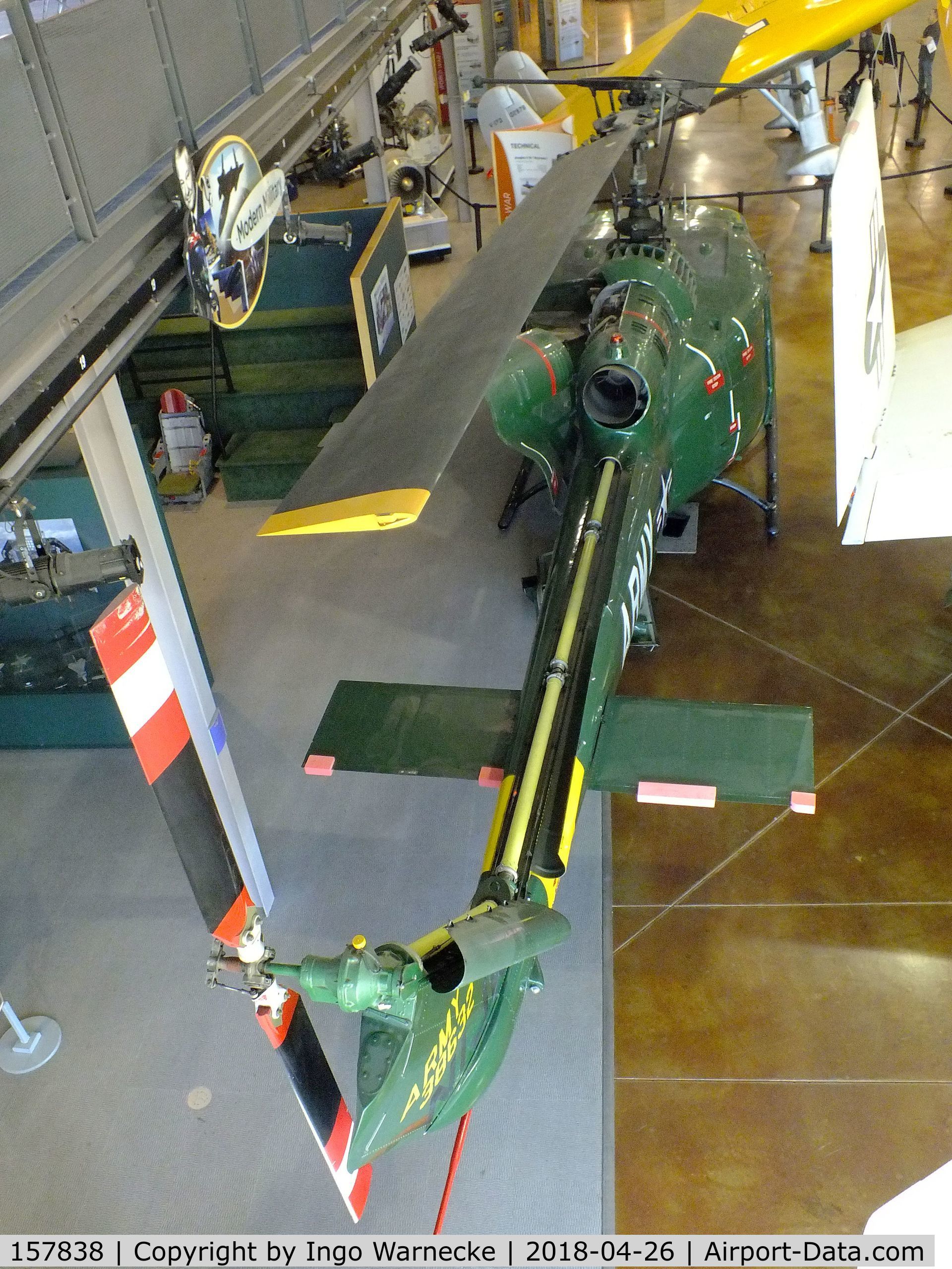 157838, Bell TH-1L Iroquois C/N 6433, Bell TH-1L Iroquois at the Frontiers of Flight Museum, Dallas TX