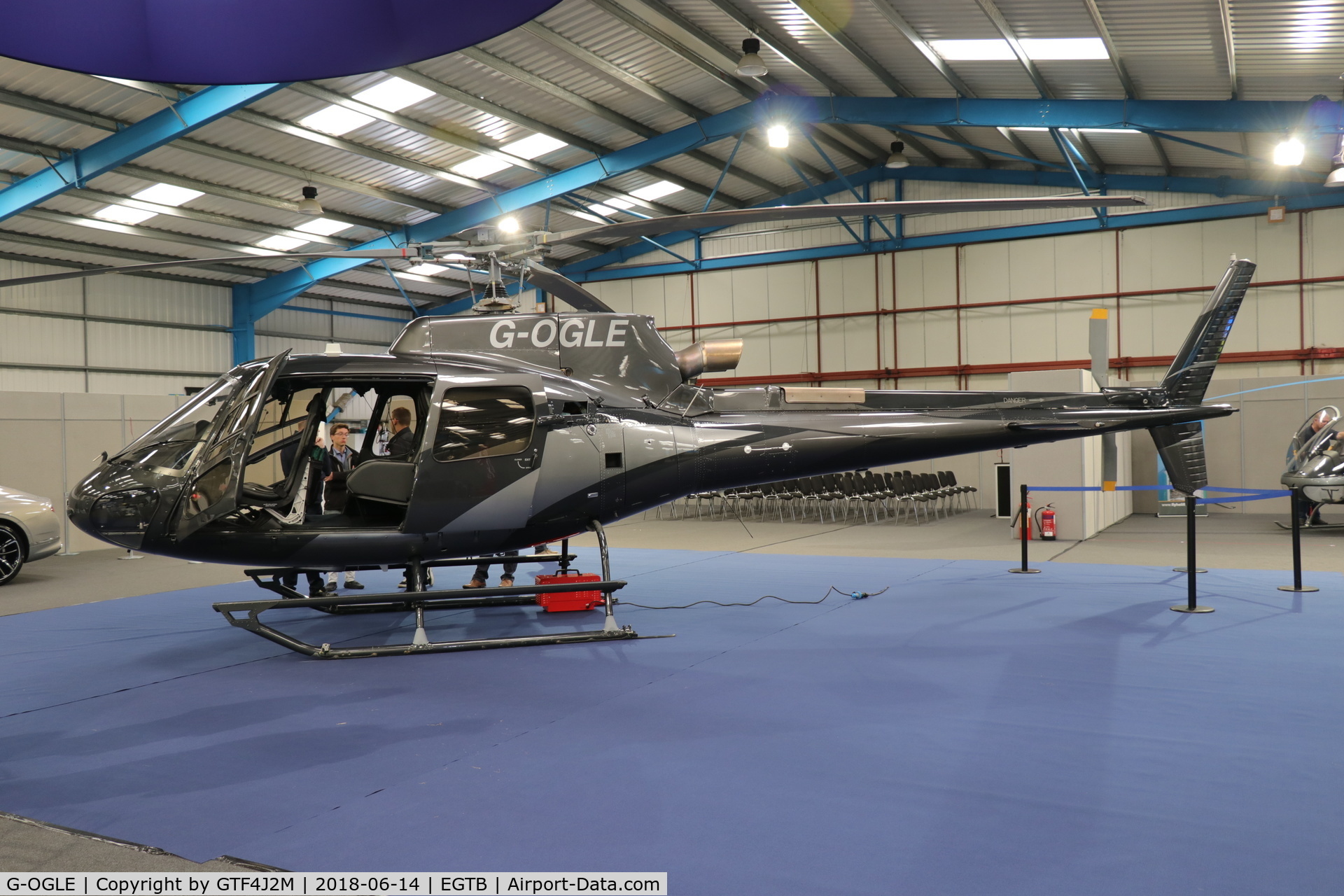 G-OGLE, 2014 Eurocopter AS-350B-3 Ecureuil Ecureuil C/N 7827, G-OGLE at Booker 14.6.18