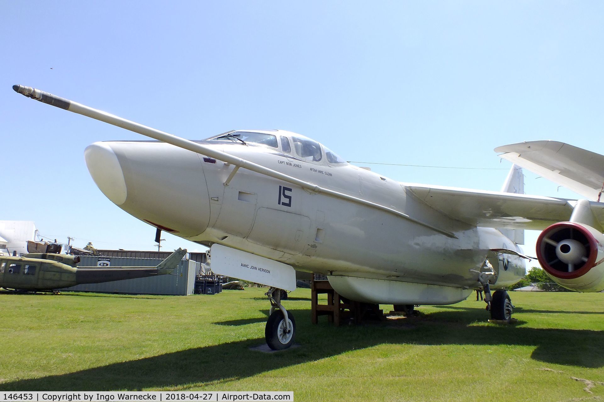 146453, Douglas EA-3B Skywarrior C/N 12405, Douglas EA-3B (A3D-2Q) Skywarrior at the Vintage Flying Museum, Fort Worth TX