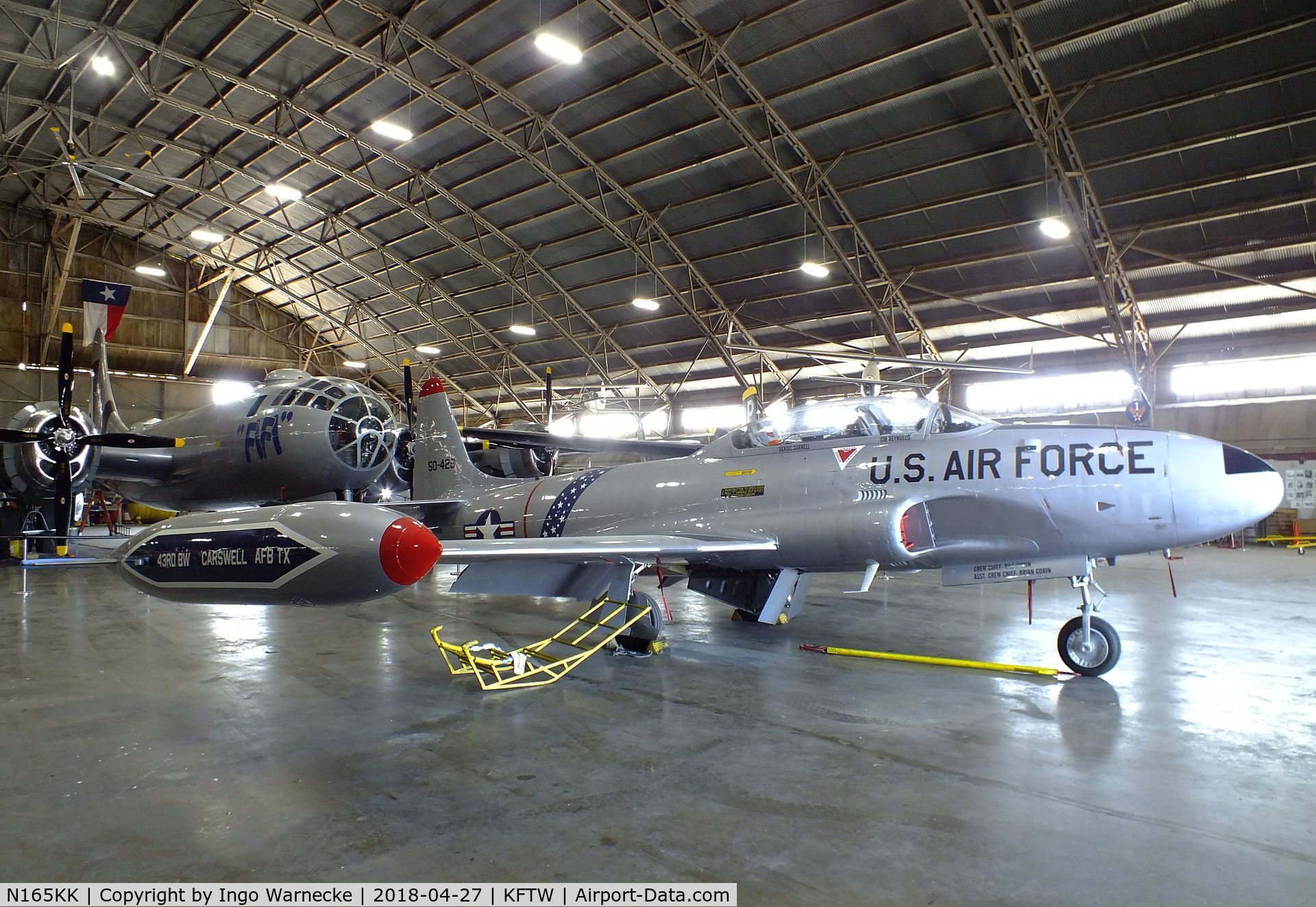 N165KK, Canadair CT-133 Silver Star 3 C/N T33-165, Canadair CT-133 Silver Star 3 (T-33) at the Vintage Flying Museum, Fort Worth TX