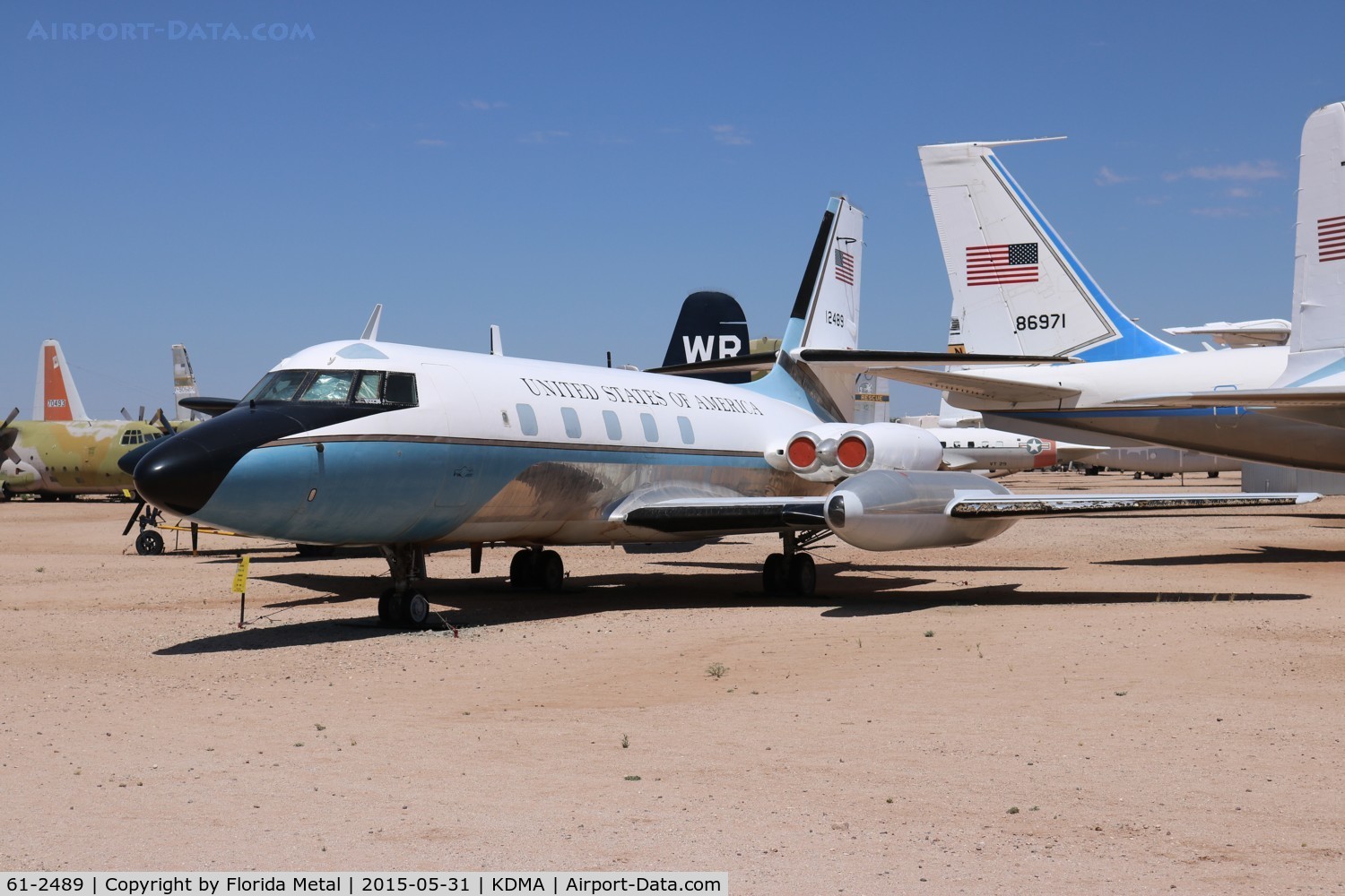 61-2489, 1961 Lockheed VC-140B-LM Jetstar C/N 1329-5022, VC-140