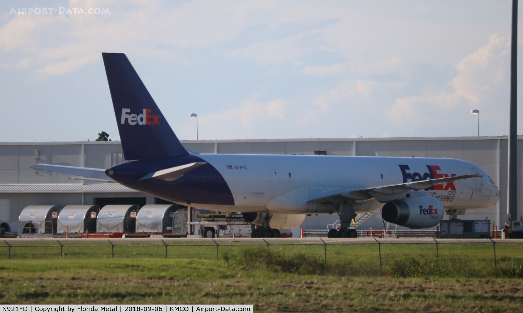 N921FD, 1991 Boeing 757-23A C/N 24924, FedEx