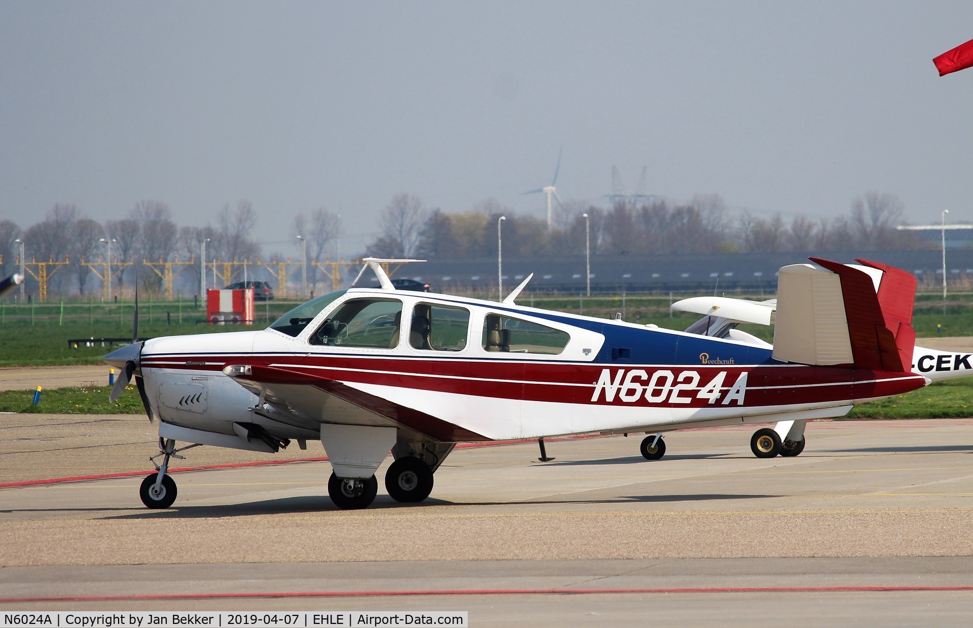 N6024A, 1979 Beech V35B Bonanza C/N D-10210, Lelystad Airport