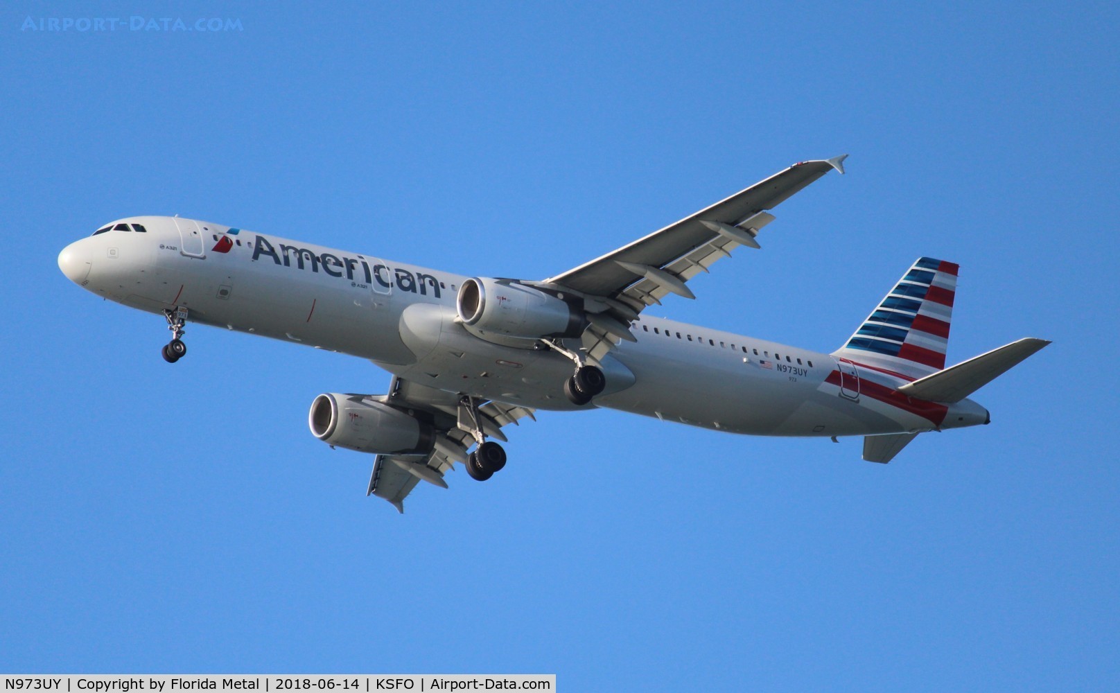 N973UY, 2011 Airbus A321-231 C/N 4893, American