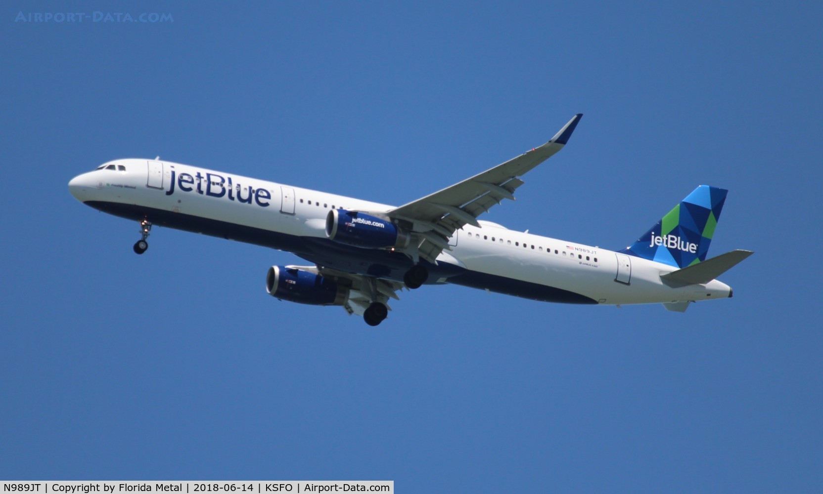 N989JT, 2017 Airbus A321-231 C/N 7924, JetBlue
