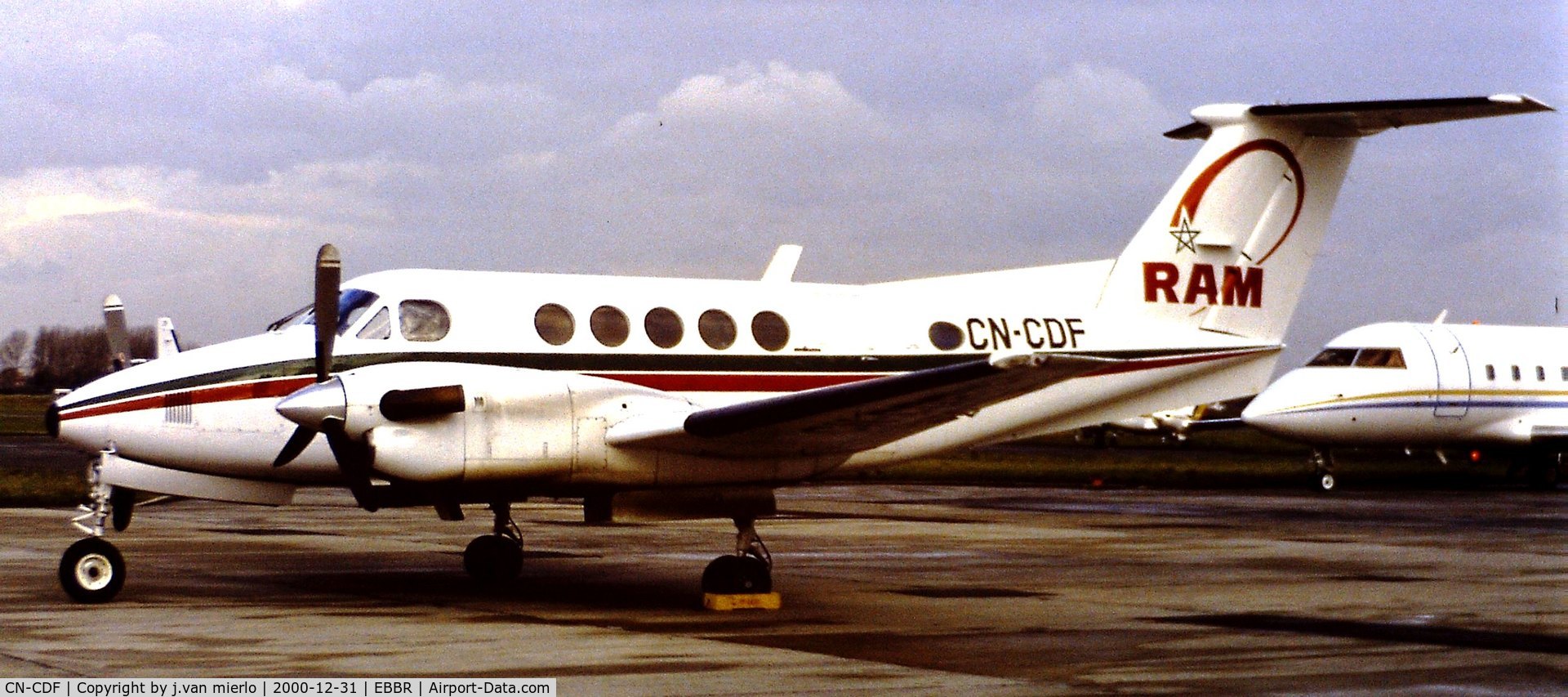 CN-CDF, 1979 Beech 200 Super King Air C/N BB-577, Brussels, G.A.T.