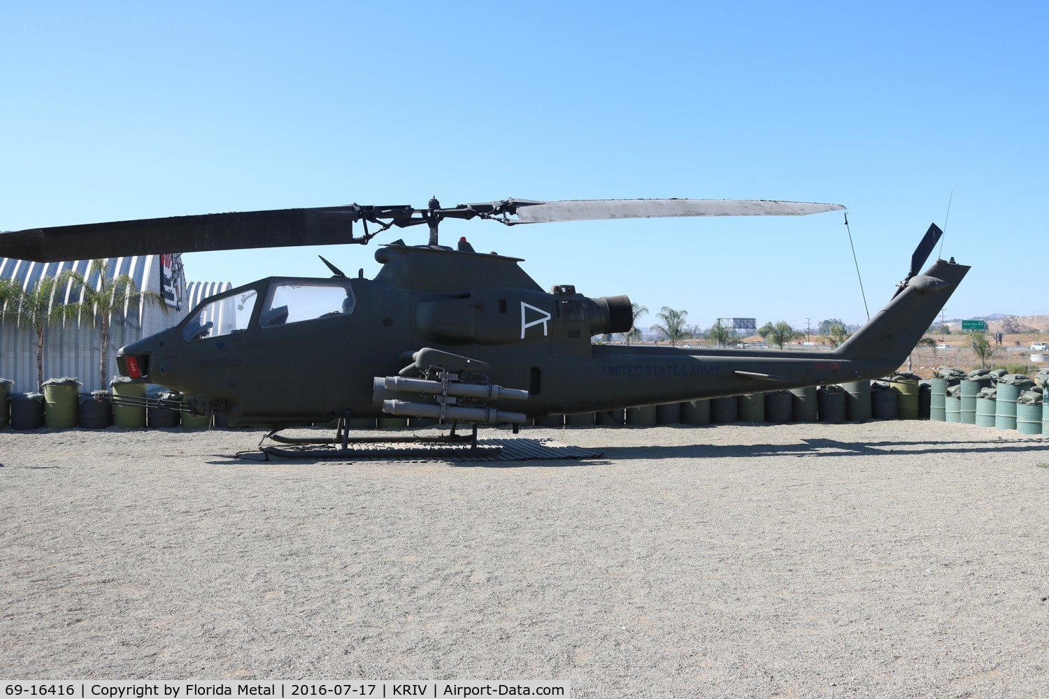 69-16416, 1969 Bell AH-1F Cobra C/N 20848, AH-1F