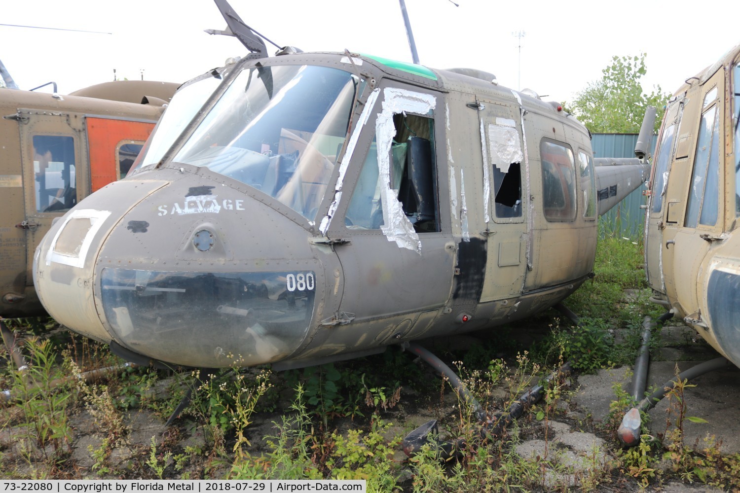 73-22080, 1973 Bell UH-1H C/N 13563, UH-1H at Russell Museum