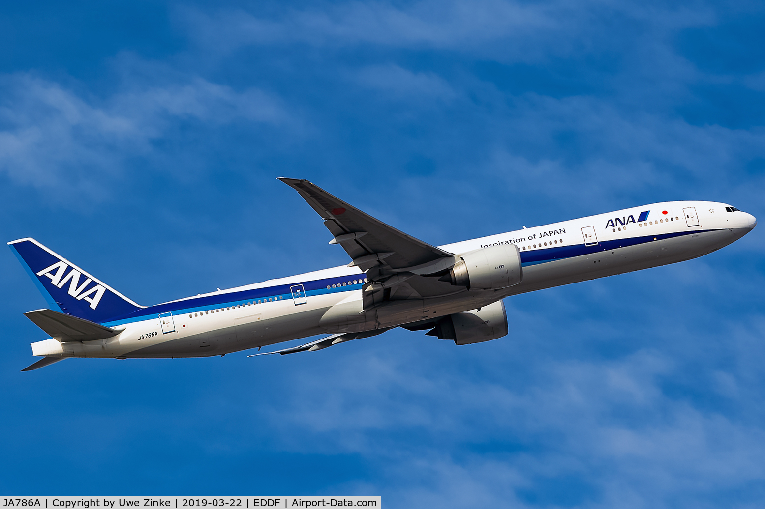 JA786A, 2010 Boeing 777-381/ER C/N 37948, one of the long ones