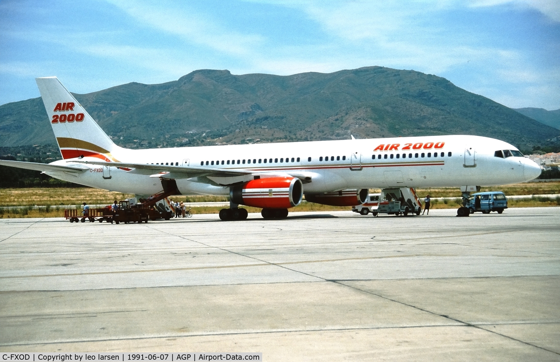 C-FXOD, 1988 Boeing 757-28A C/N 24235, Malaga 7.6.1991
