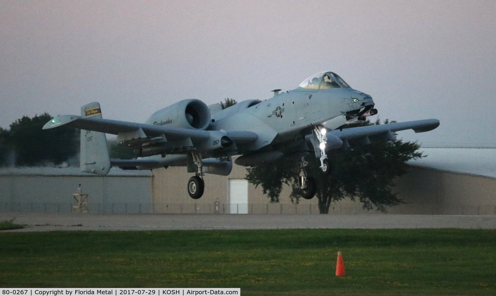 80-0267, 1980 Fairchild Republic A-10C Thunderbolt II C/N A10-0617, Air Venture 2017