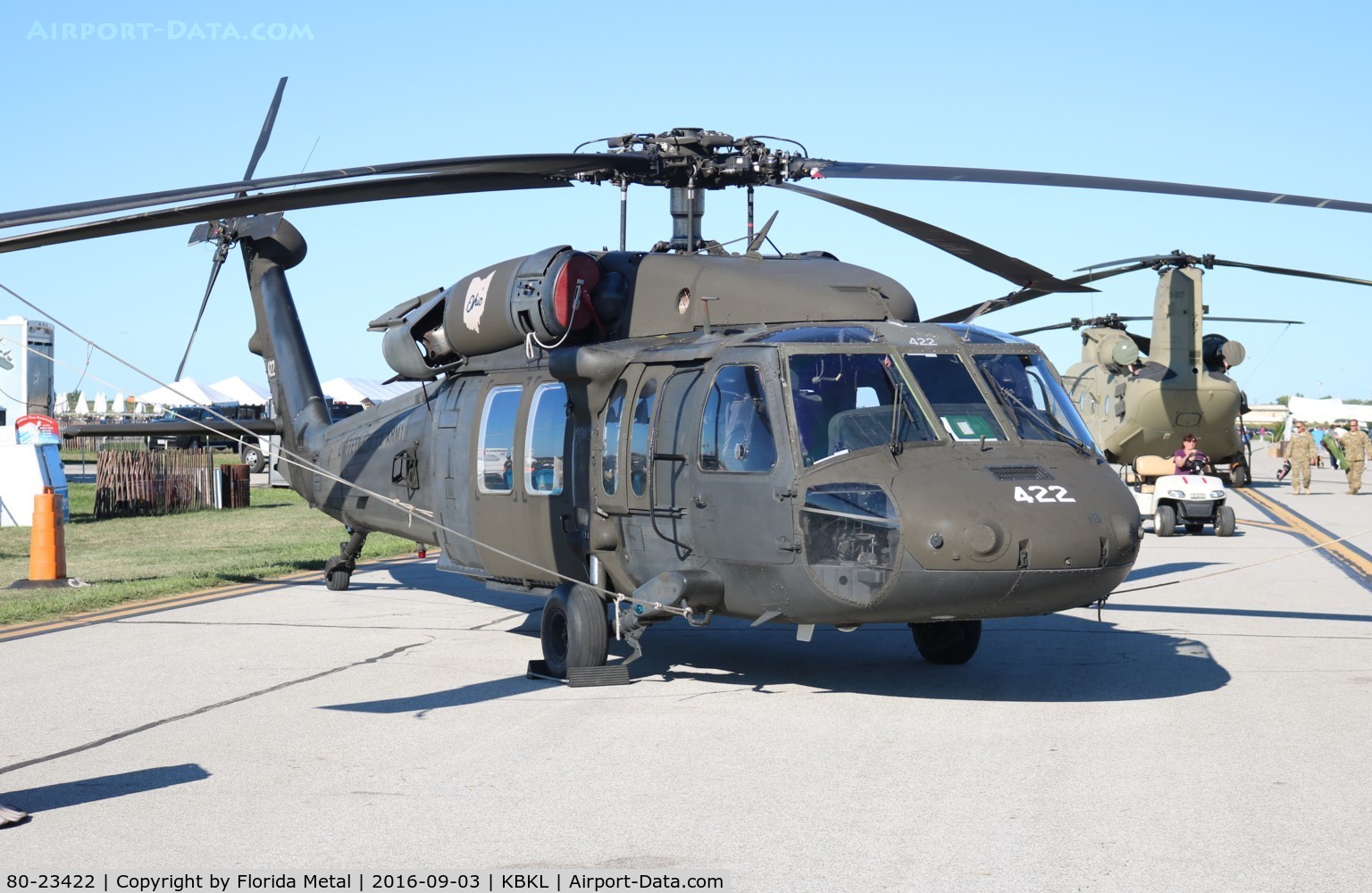 80-23422, 1980 Sikorsky UH-60A Black Hawk C/N 70180, Cleveland Air Show 2016