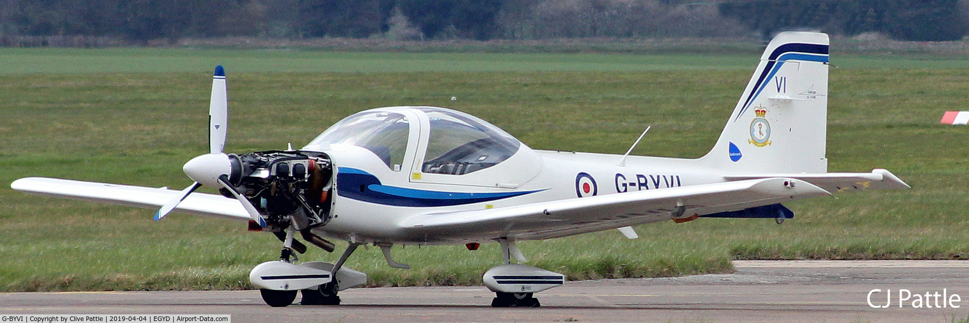 G-BYVI, 2000 Grob G-115E Tutor T1 C/N 82119/E, @ Cranwell