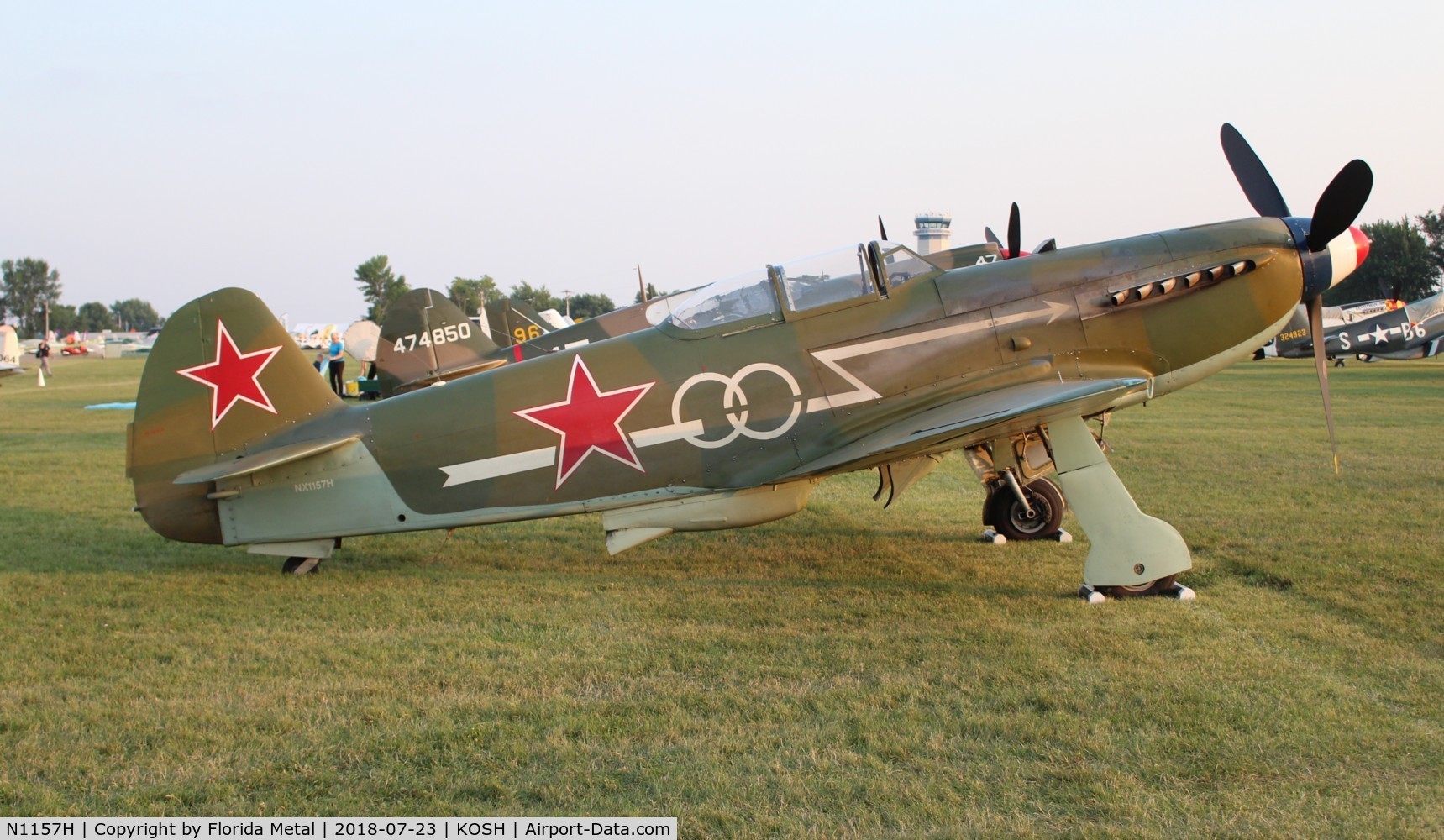 N1157H, 1994 Yakovlev Yak-9U-M C/N 0470402, Yak-9U