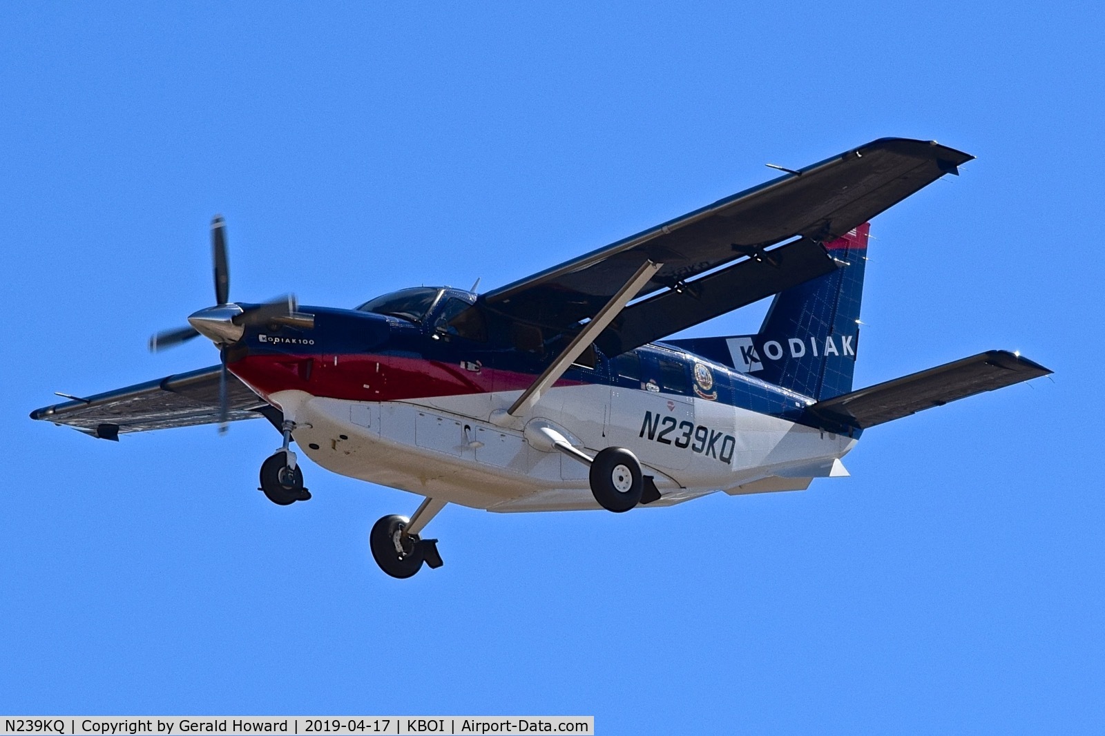 N239KQ, 2018 Quest Kodiak 100 C/N 100-0239, Landing RWY 28R.