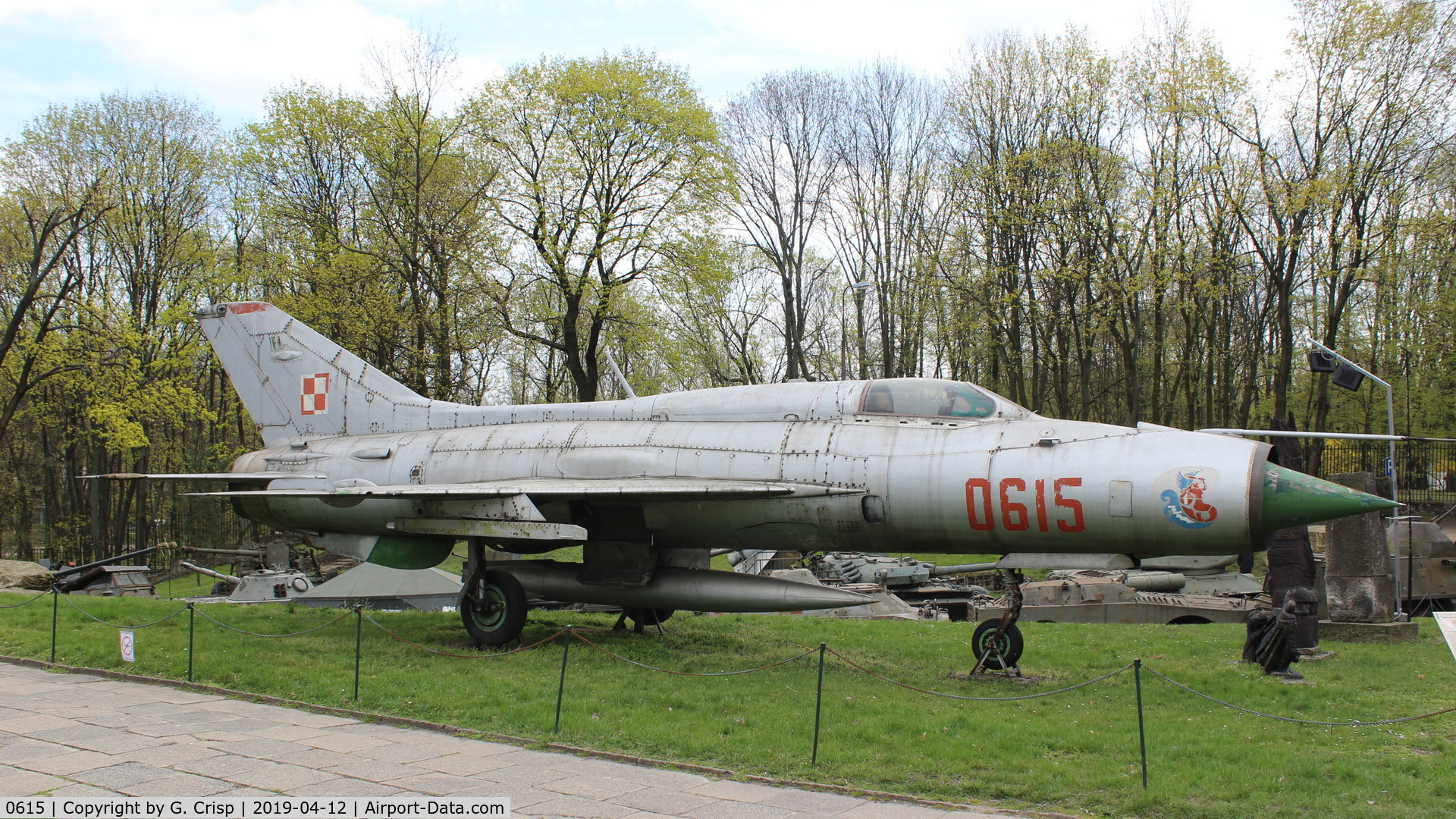 0615, Mikoyan-Gurevich MiG-21PF C/N 760615, Polish Army Museum, Warsaw, Poland