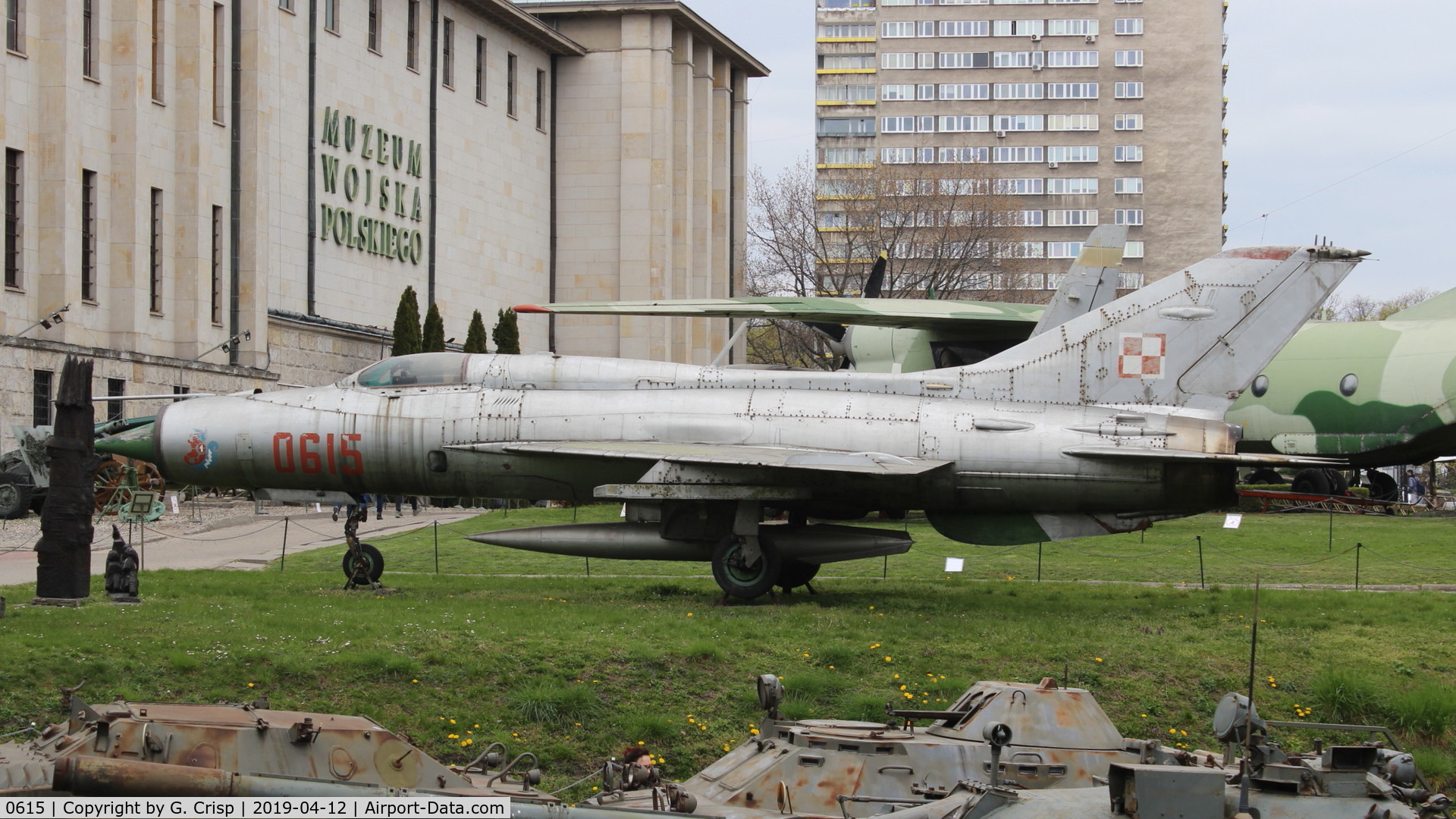 0615, Mikoyan-Gurevich MiG-21PF C/N 760615, Polish Army Museum, Warsaw, Poland