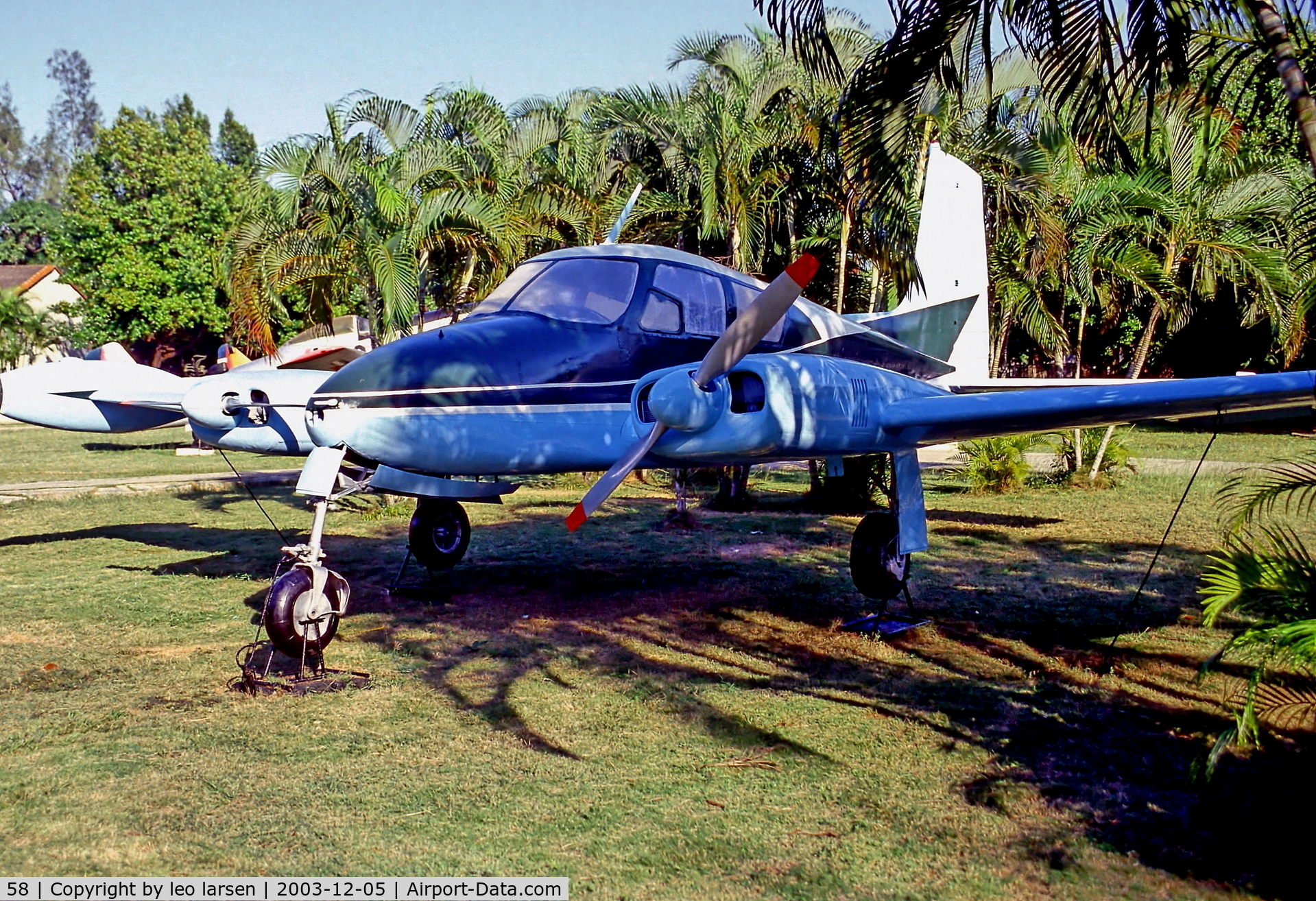58, 1959 Cessna 310C C/N 35793, Havana Air Museum 5.12.2003