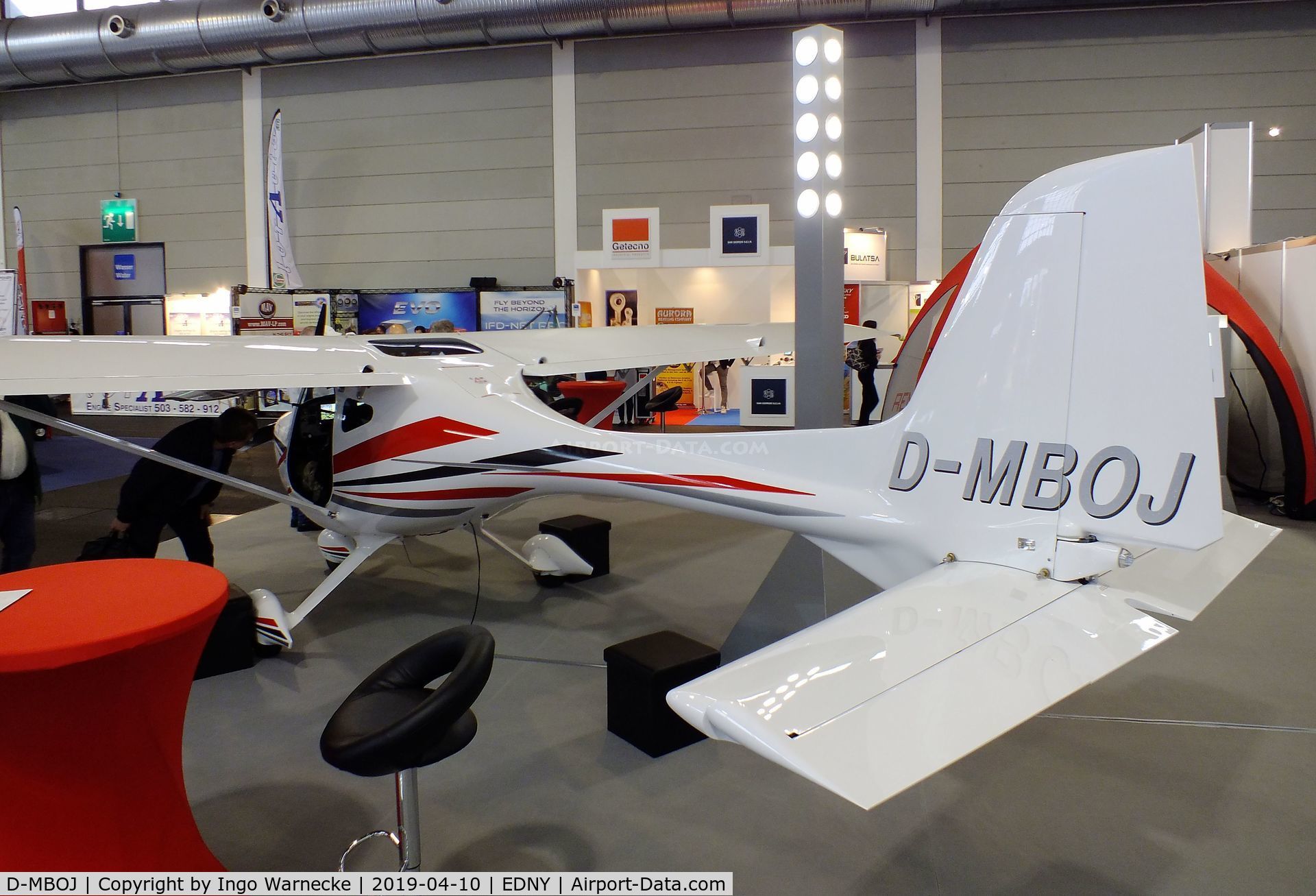 D-MBOJ, Remos GX C/N 455, Remos GX Mirage at the AERO 2019, Friedrichshafen
