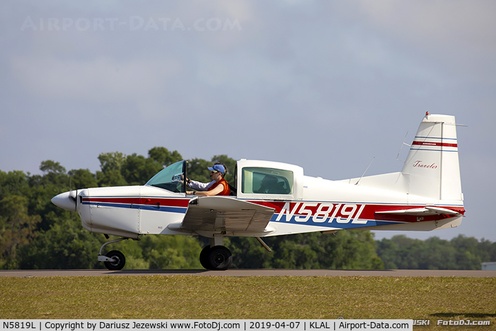 N5819L, 1972 American AA-5 C/N AA5-0219, American Aviation AA-5 Traveler  C/N AA5-0219 , N5819L