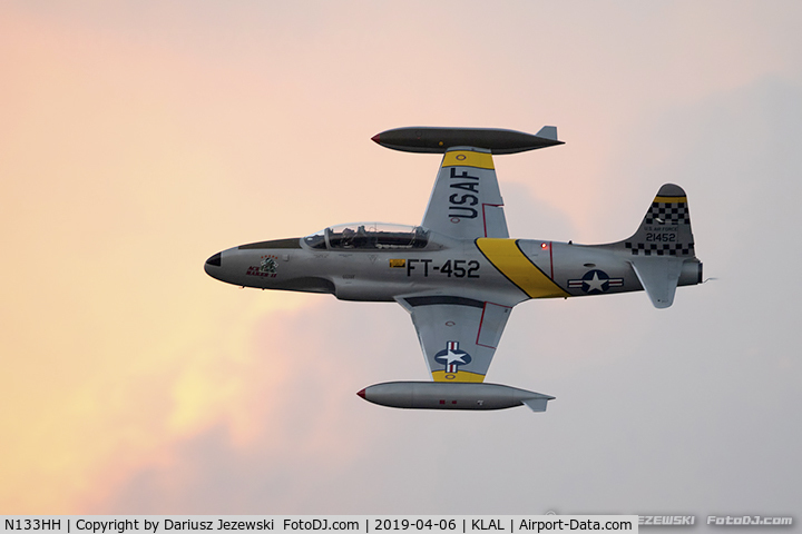 N133HH, Canadair CT-133 Silver Star 3 (CL-30) C/N 133452, Canadair CT-33 Shooting Star  C/N 133452, N133HH