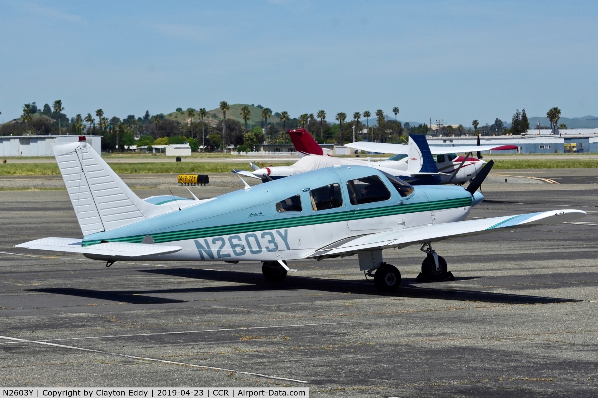 N2603Y, 1985 Piper PA-28-181 C/N 28-8690006, Buchanan Field Concord California 2019.