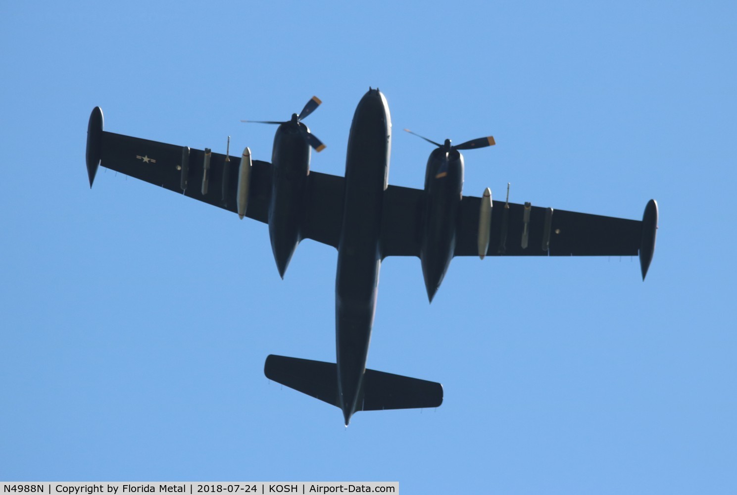 N4988N, 1964 Douglas-On Mark B-26K Counter Invader C/N 27477 (was 44-34198), B-26K