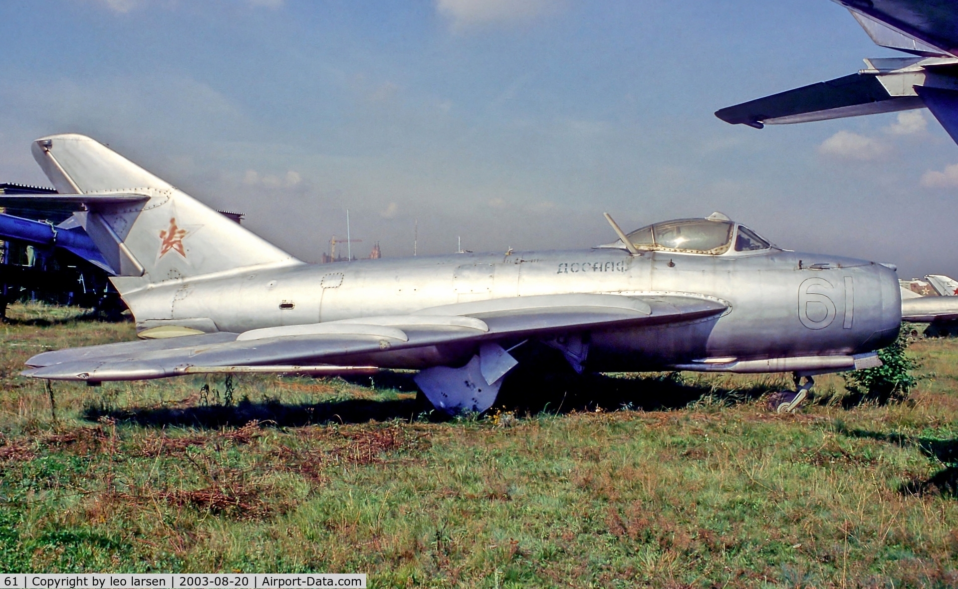 61, Mikoyan-Gurevich MiG-17 C/N 54211860, Khodynka Airfield 20.8.2003