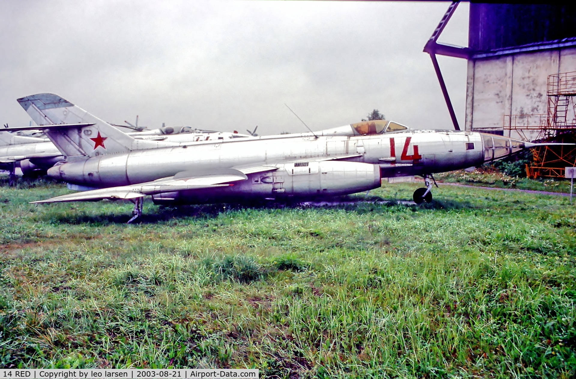 14 RED, 1960 Yakovlev Yak-27R C/N 0703, Monino Air Museum 21.8.2003