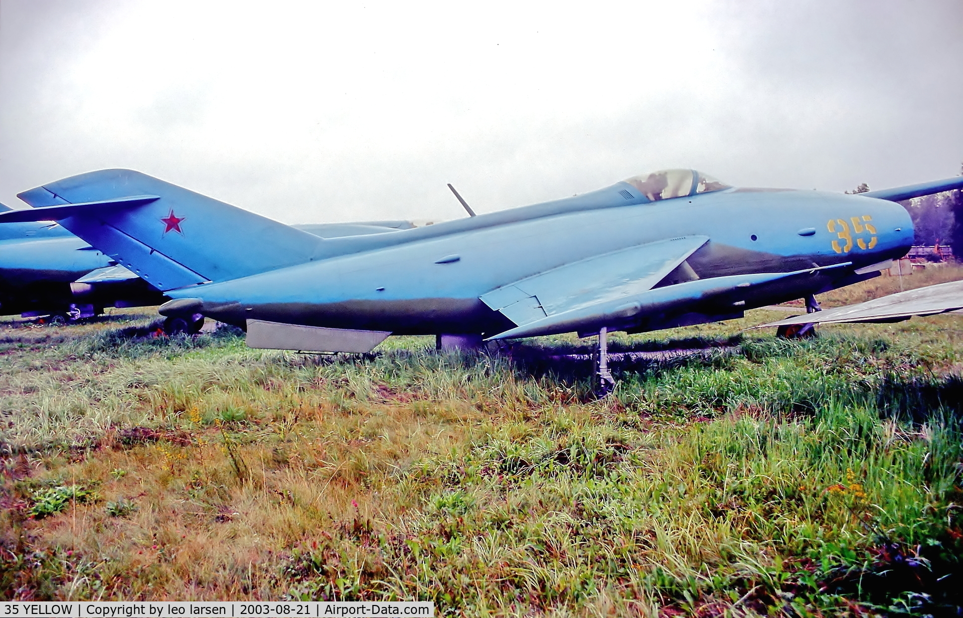 35 YELLOW, 1963 Yakovlev Yak-36 C/N 35, Monino 21.8.2003