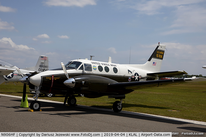 N906HF, 1971 Beech U-21G (A90-1) Ute C/N LM-140, Beech 65-A90 (U-21G) Queen Air  C/N LM-140, N906HF