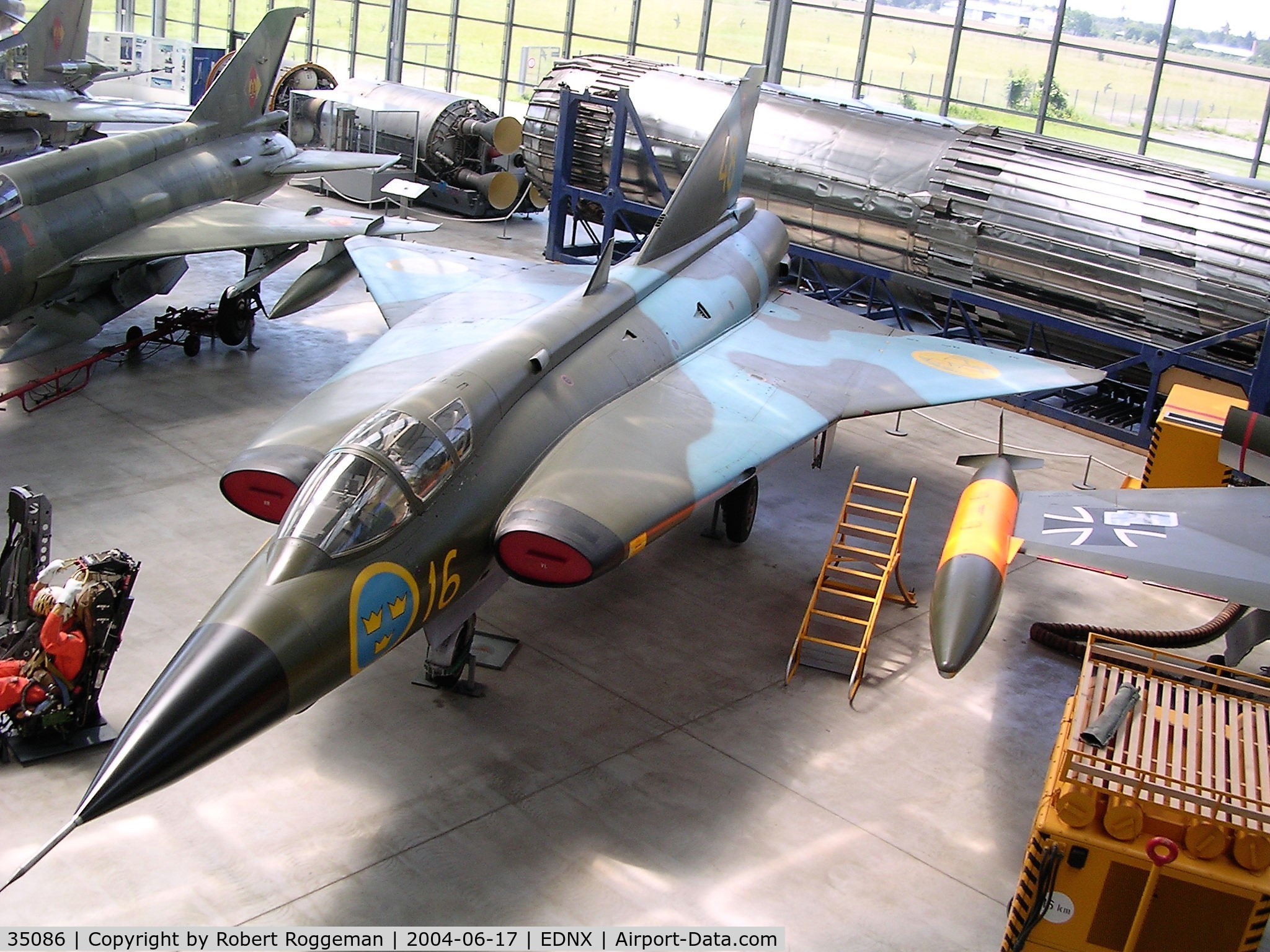 35086, Saab J-35A Draken C/N 35-086, OBERSCHLEISSHEIM.DEUTSCHES MUSEUM.48.