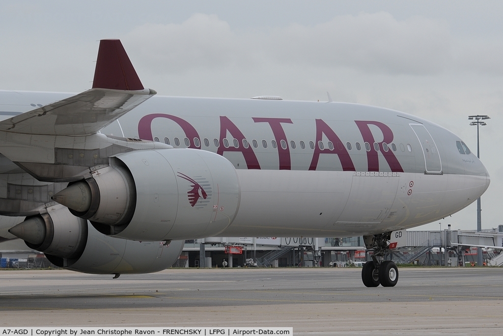 A7-AGD, 2007 Airbus A340-642X C/N 798, Qatar Airways
