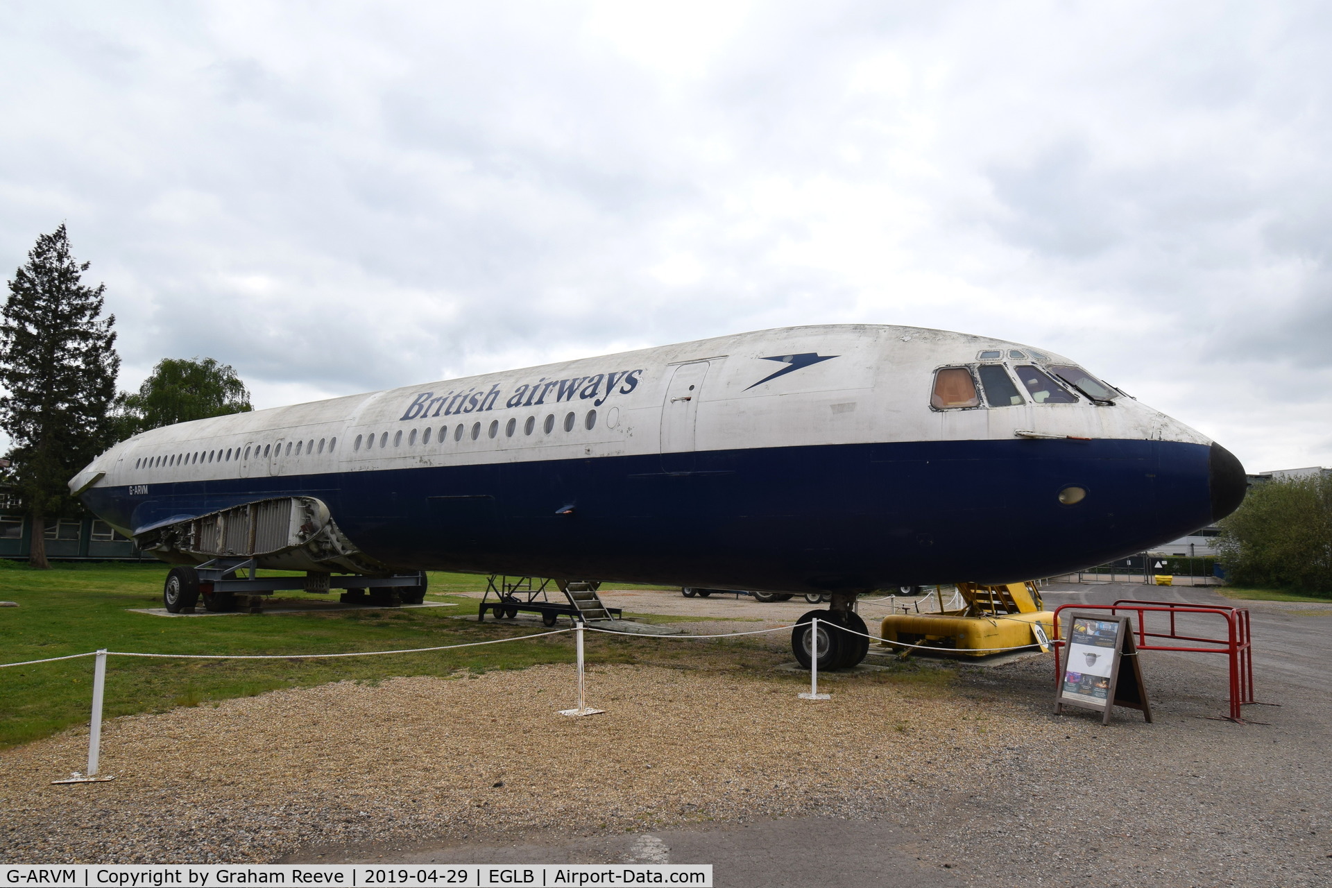 G-ARVM, 1964 Vickers VC10 Srs 1101 C/N 815, On display at the Brooklands Museum.