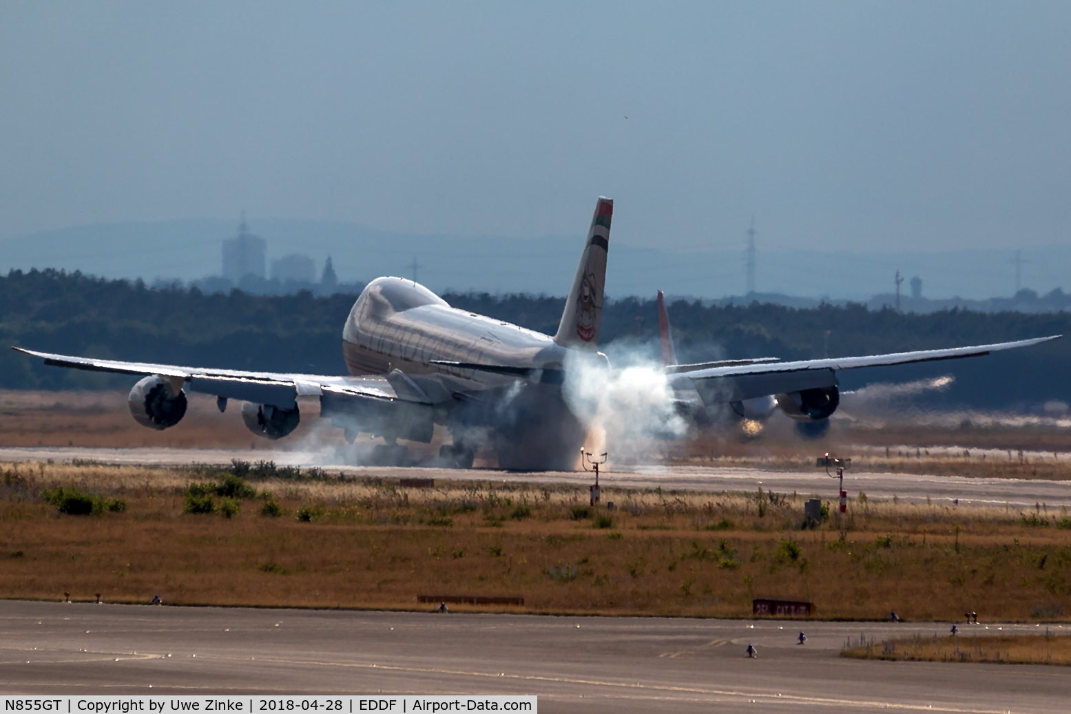 N855GT, 2013 Boeing 747-87UF C/N 37567, Frankfurt