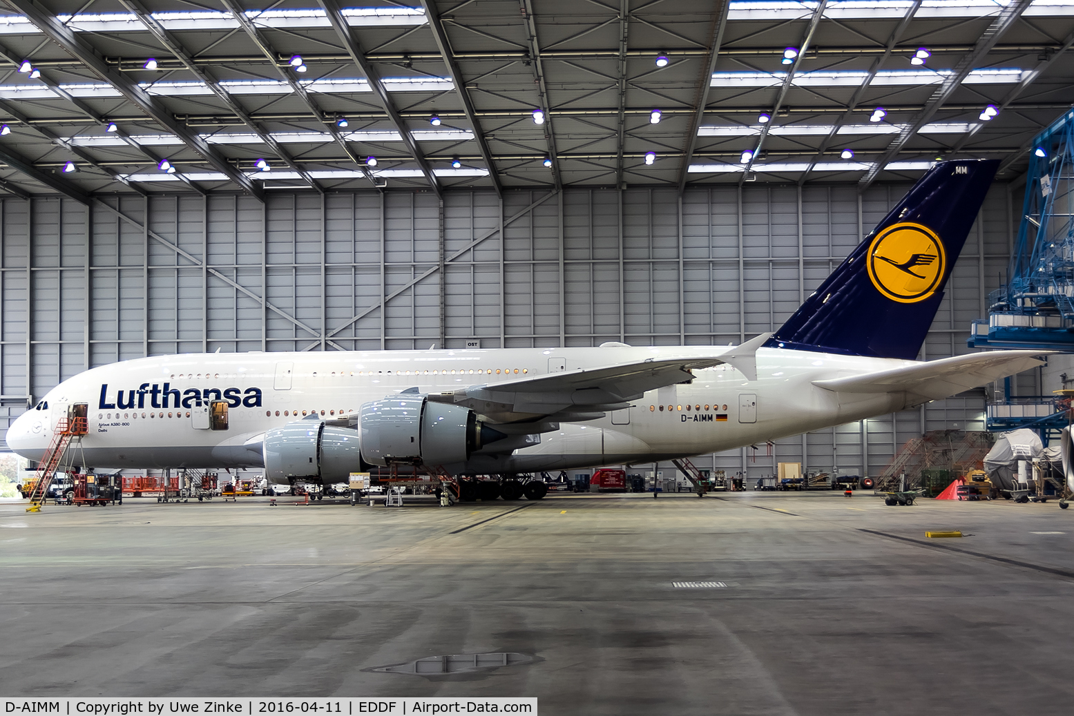 D-AIMM, 2014 Airbus A380-841 C/N 175, C-check!!