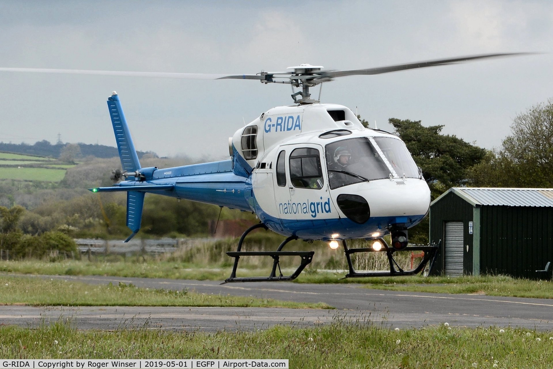 G-RIDA, 2007 Eurocopter AS-355NP Ecureuil 2 C/N 5734, Visiting Ecureuil 2.