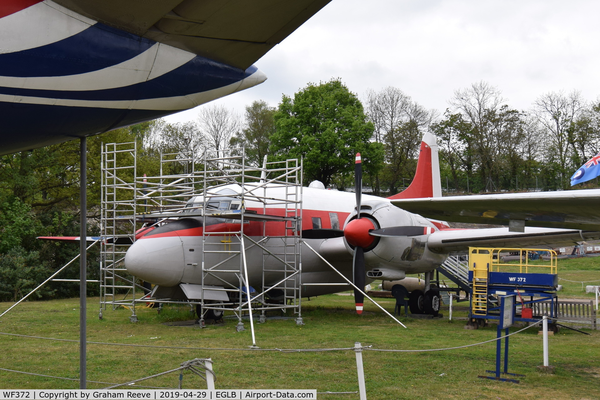 WF372, 1952 Vickers Varsity T.1 C/N 531, On display at the Brooklands Museum.