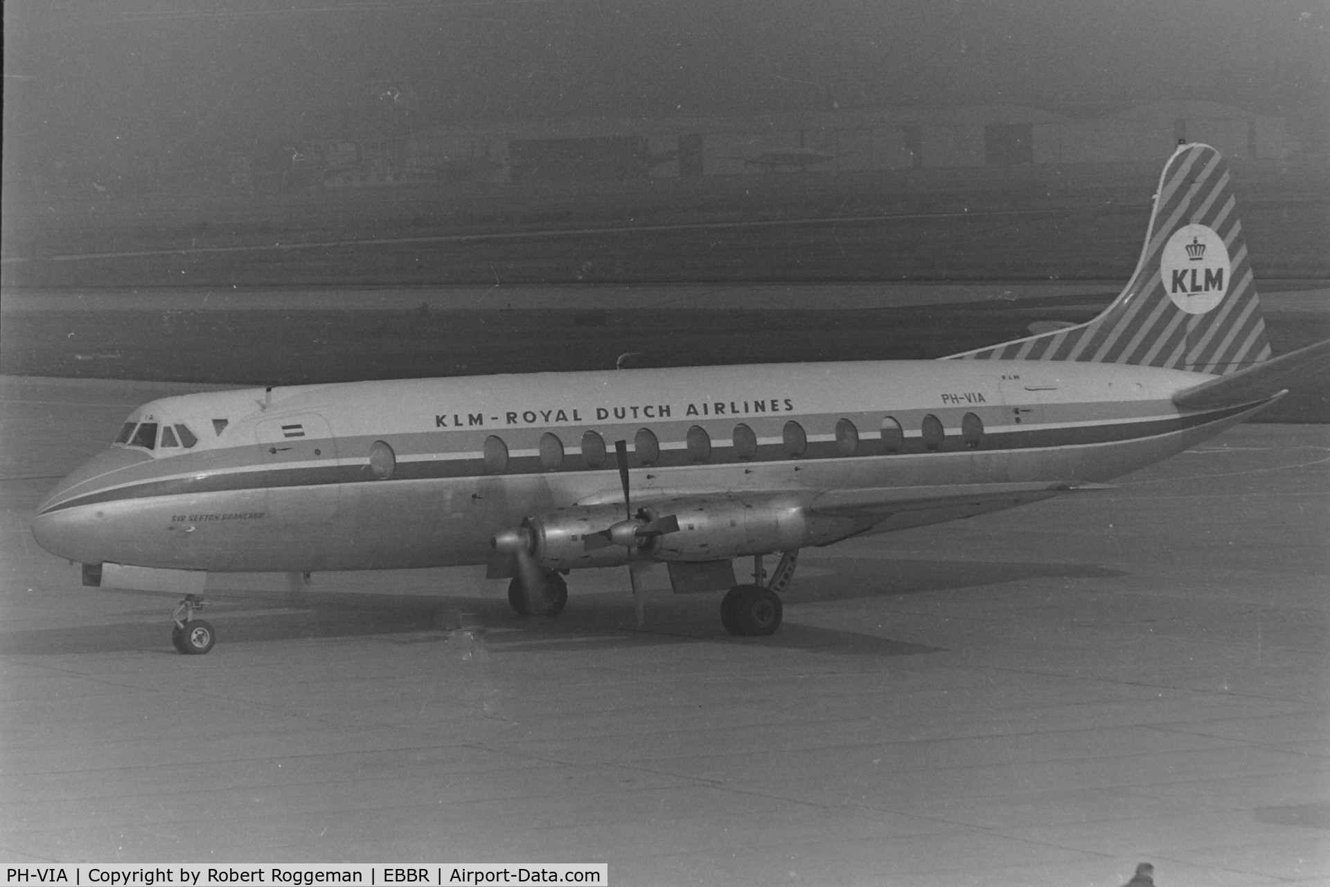 PH-VIA, 1957 Vickers Viscount 803 C/N 172, 1960's.KLM.