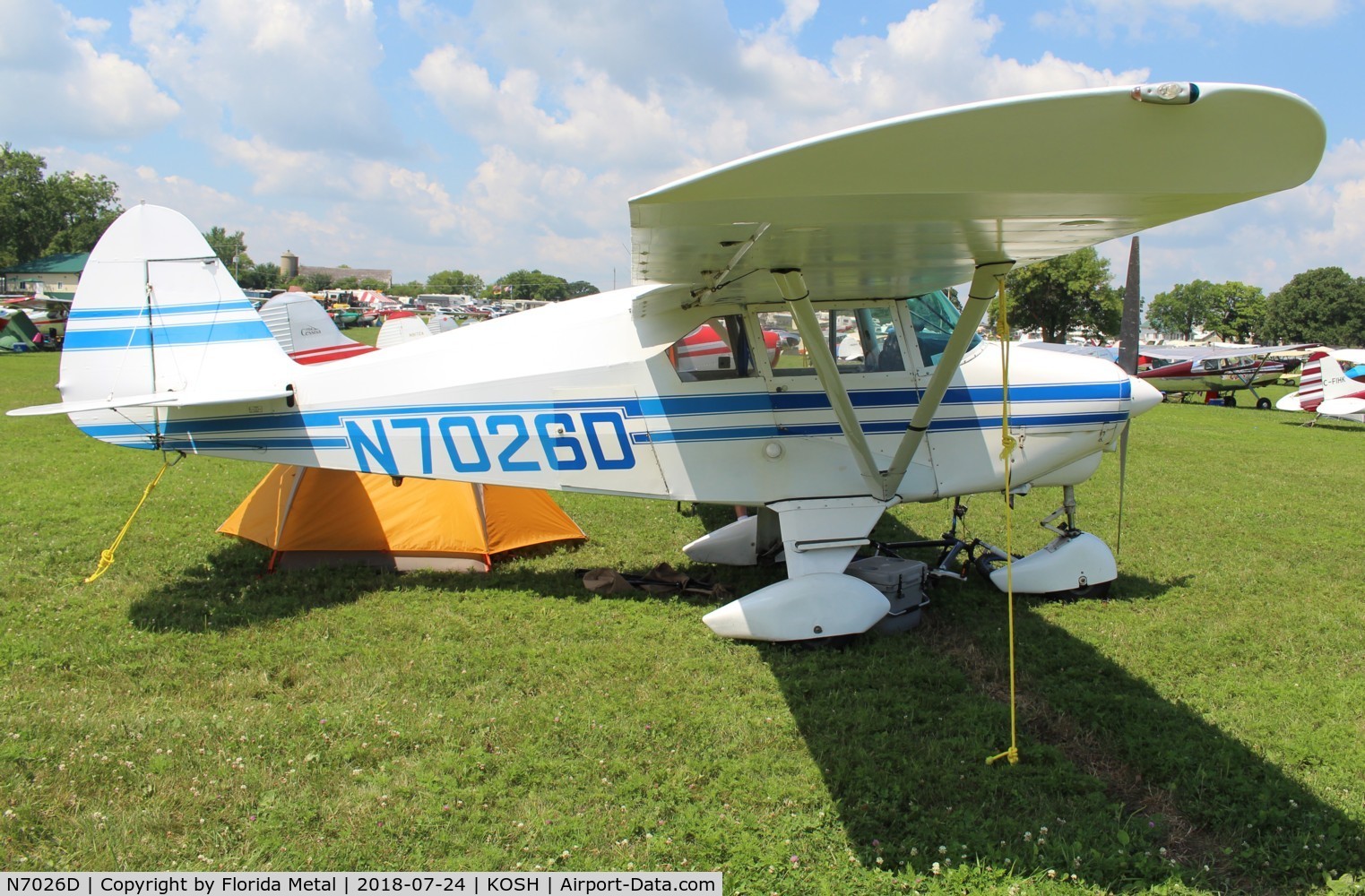 N7026D, 1957 Piper PA-22-150 Tri-Pacer C/N 22-4920, PA-22-150