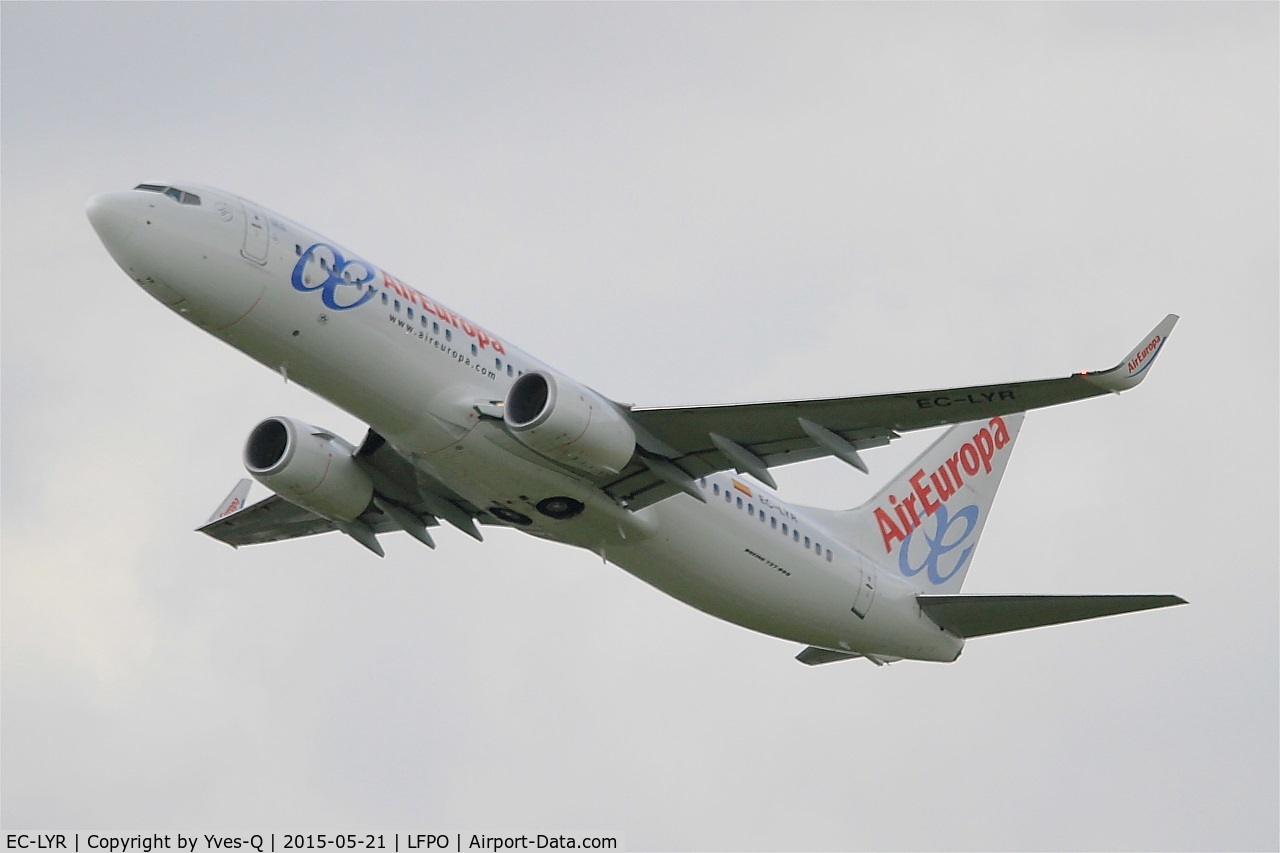 EC-LYR, 2013 Boeing 737-85P C/N 36595, Boeing 737-85P, Take off rwy 24, Paris-Orly airport (LFPO-ORY)
