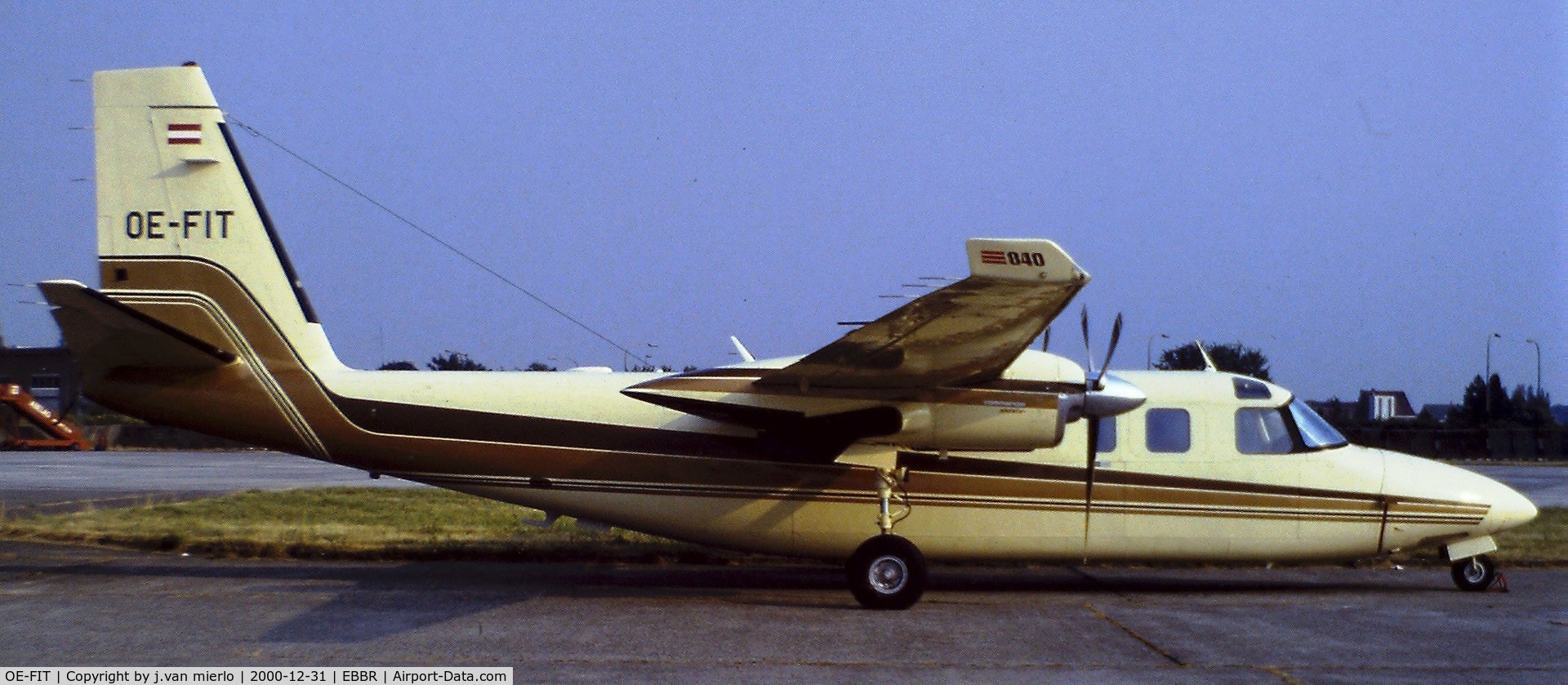 OE-FIT, 1981 Gulfstream American 690C C/N 690C-11672, Brussels G.A.T. '80s