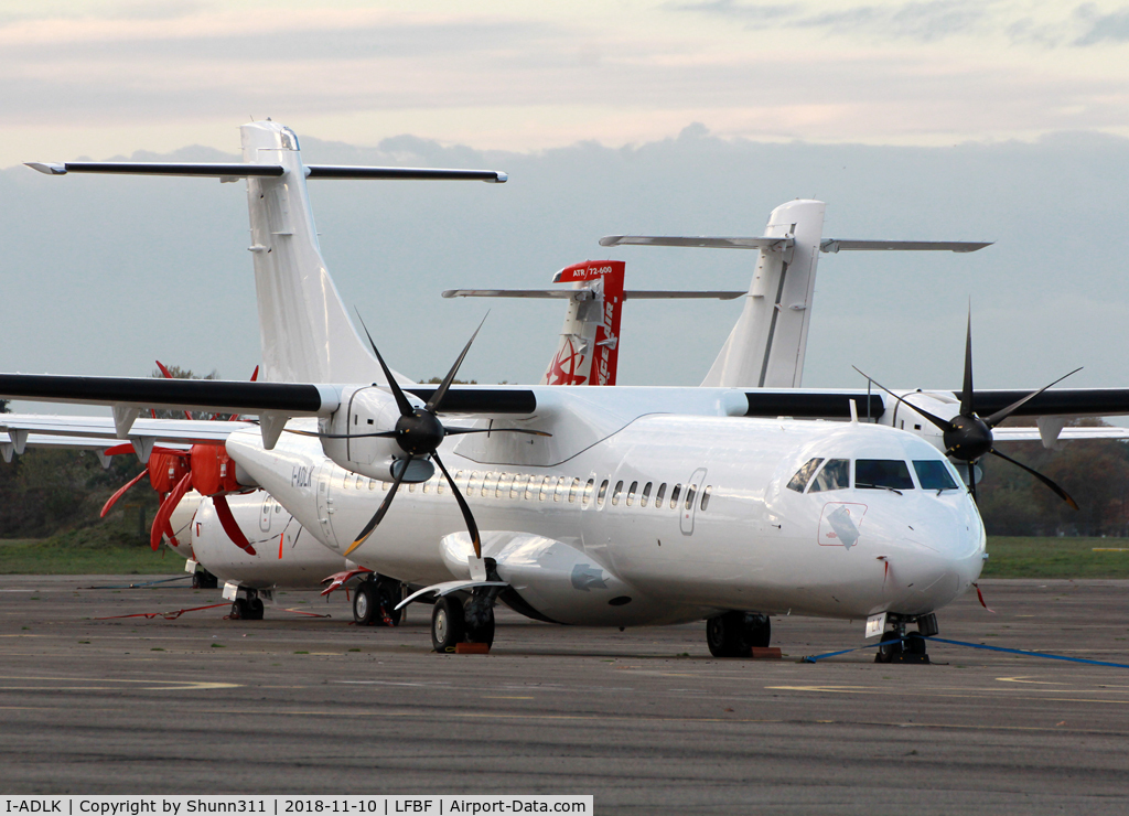 I-ADLK, 2004 ATR 72-212A C/N 706, Parked in all white c/s without titles...